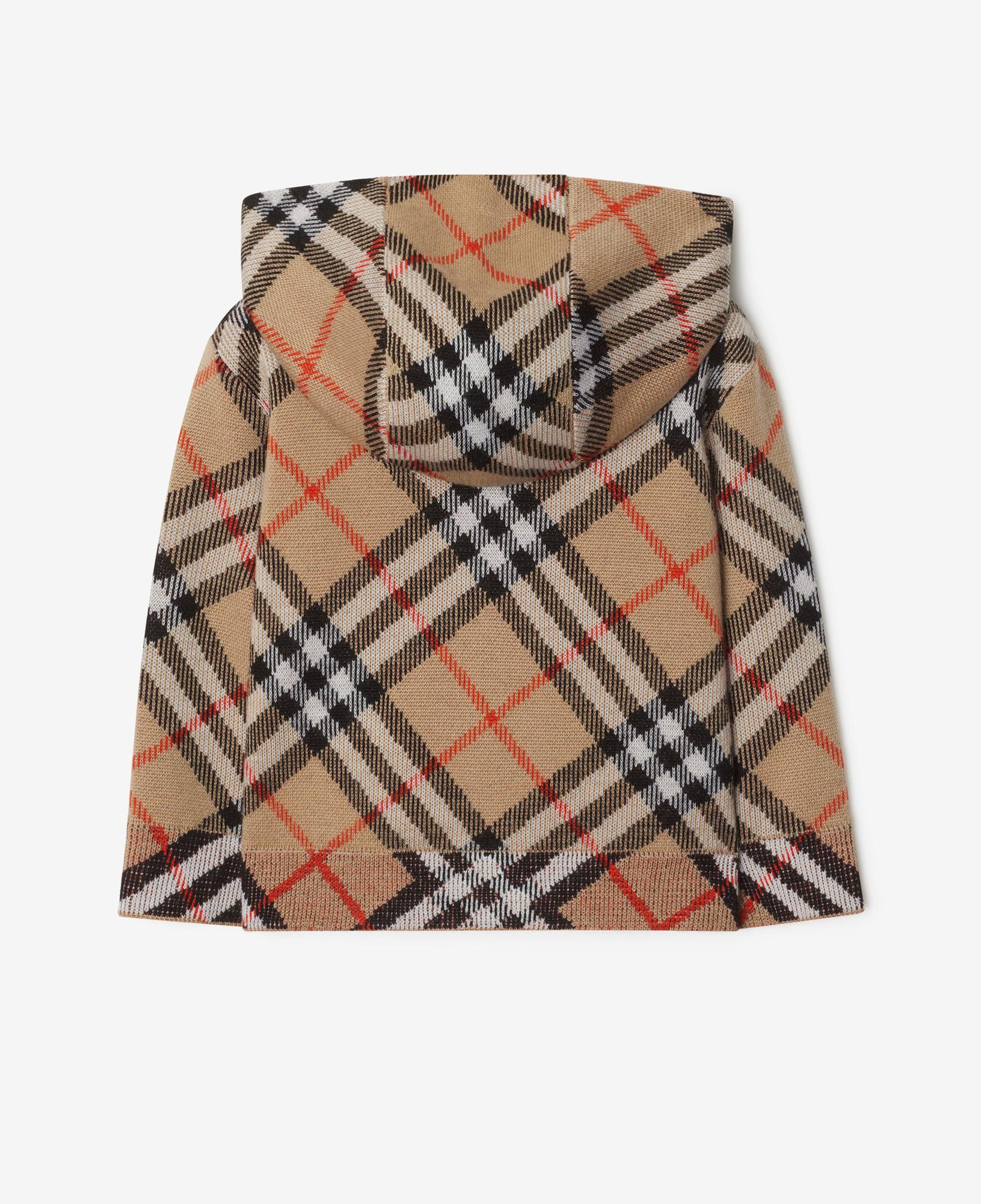 Burberry Jimmy Wool Zip Çocuk Bej Hoodie