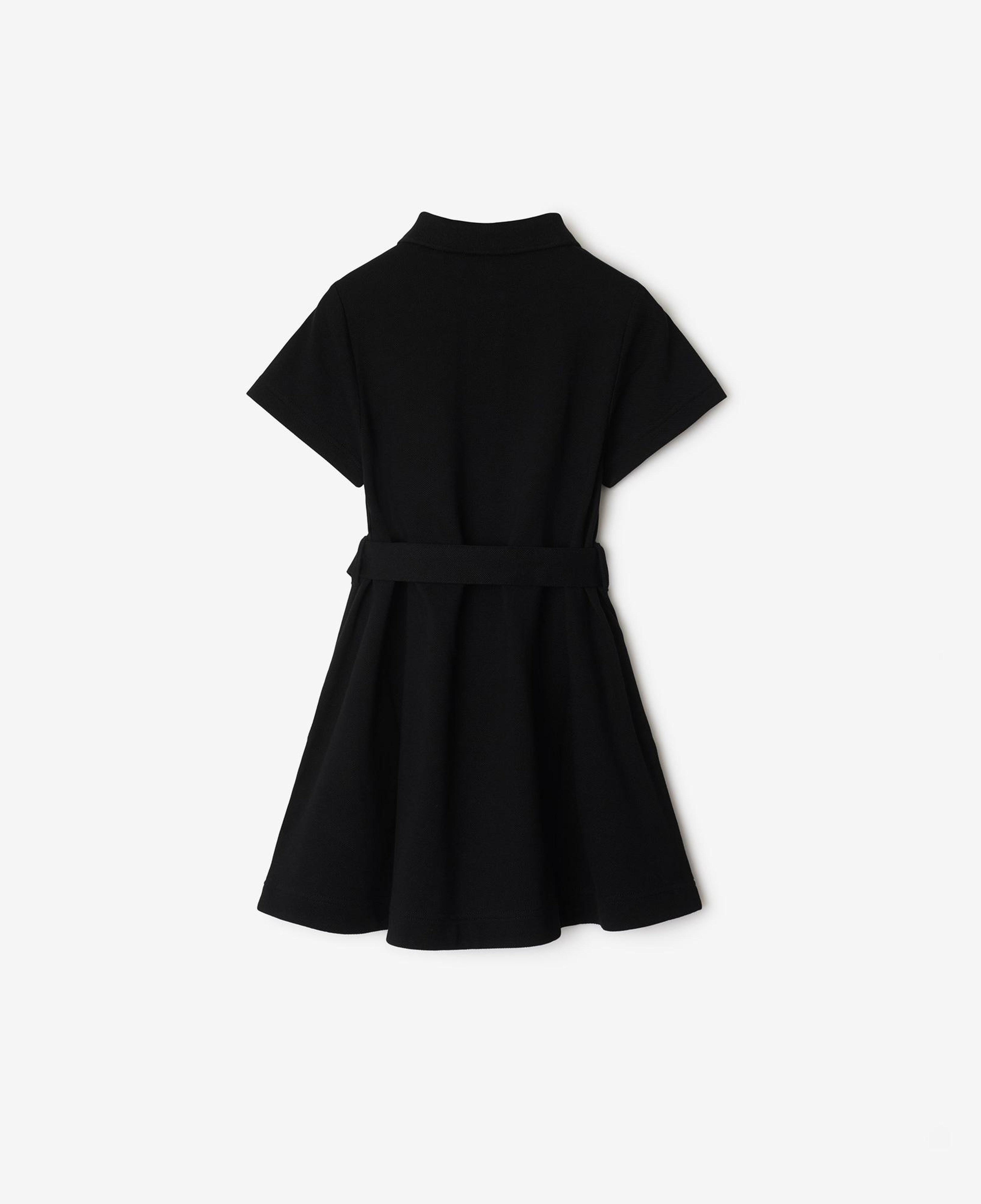 Burberry Astrid Cotton Çocuk Siyah Elbise