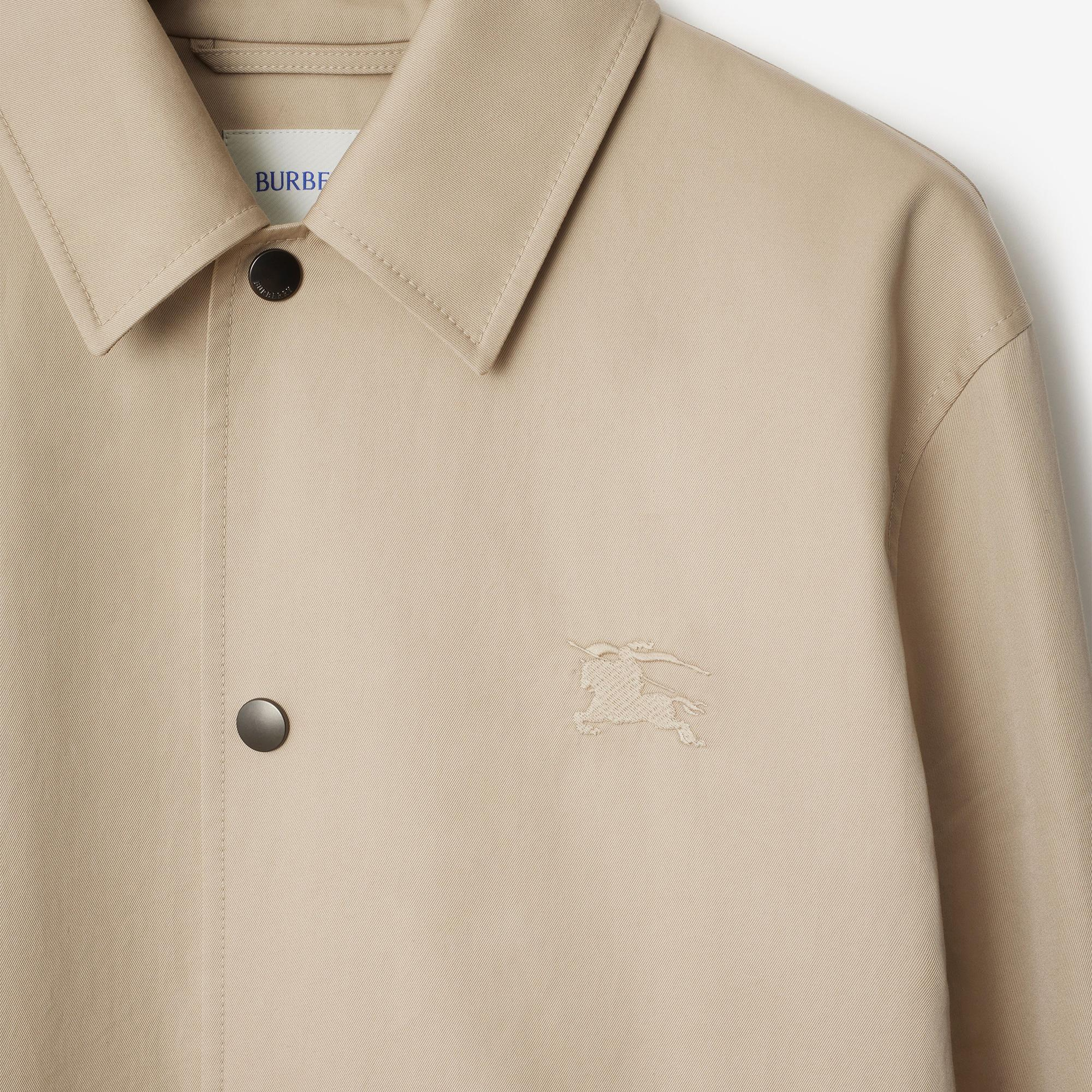 Burberry Tec Gabardine Erkek Krem Mont