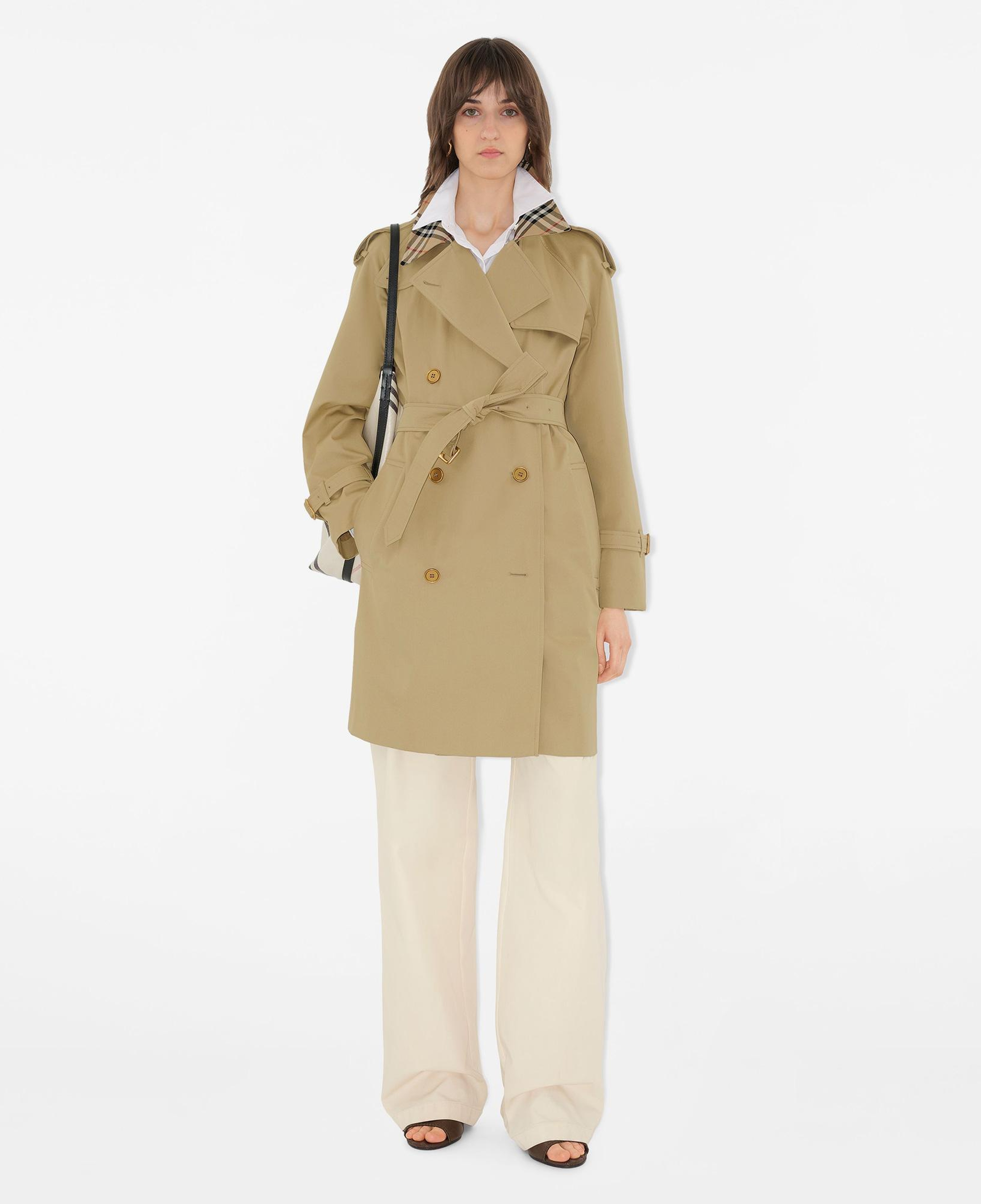 Burberry Kadın Bej Trençkot