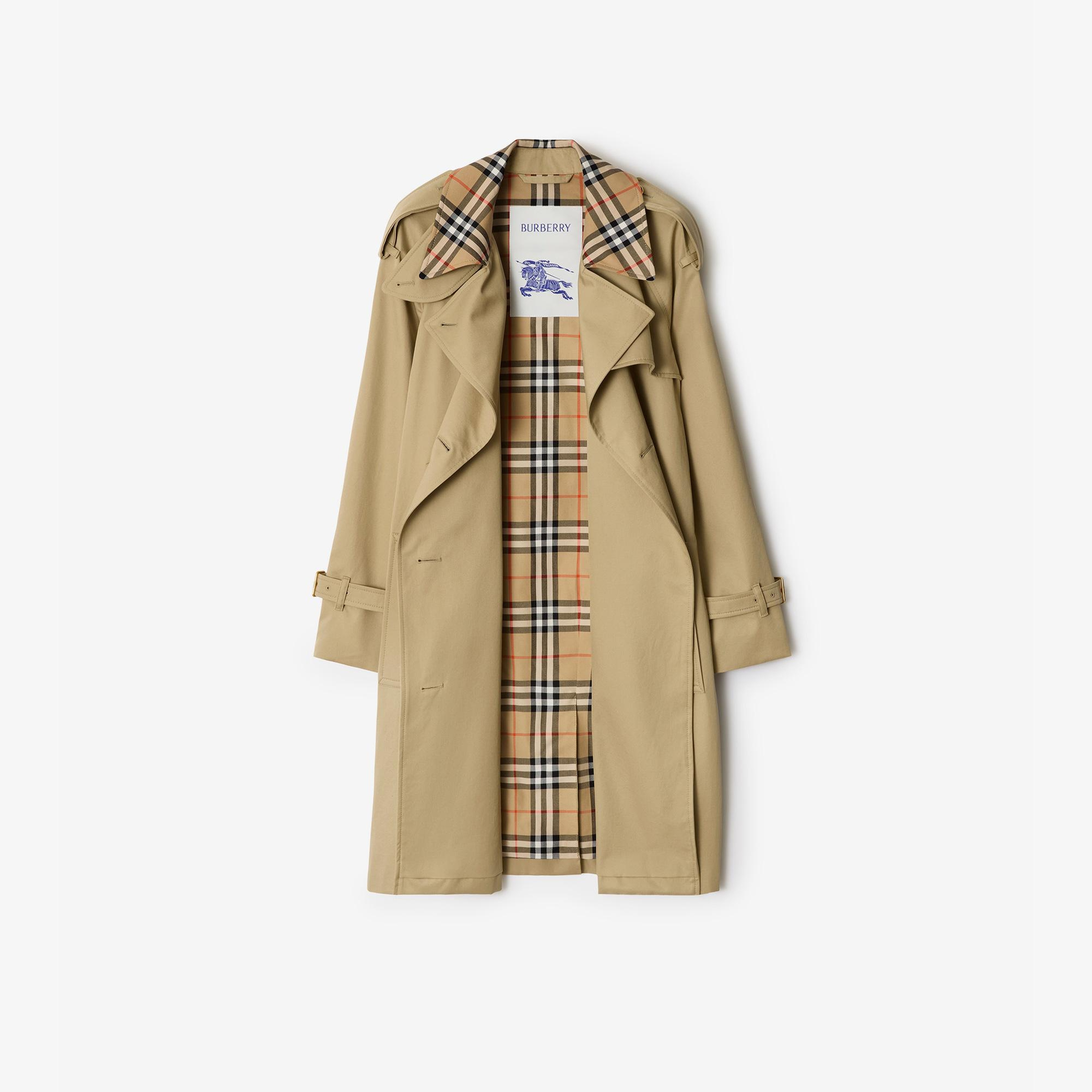 Burberry Kadın Bej Trençkot