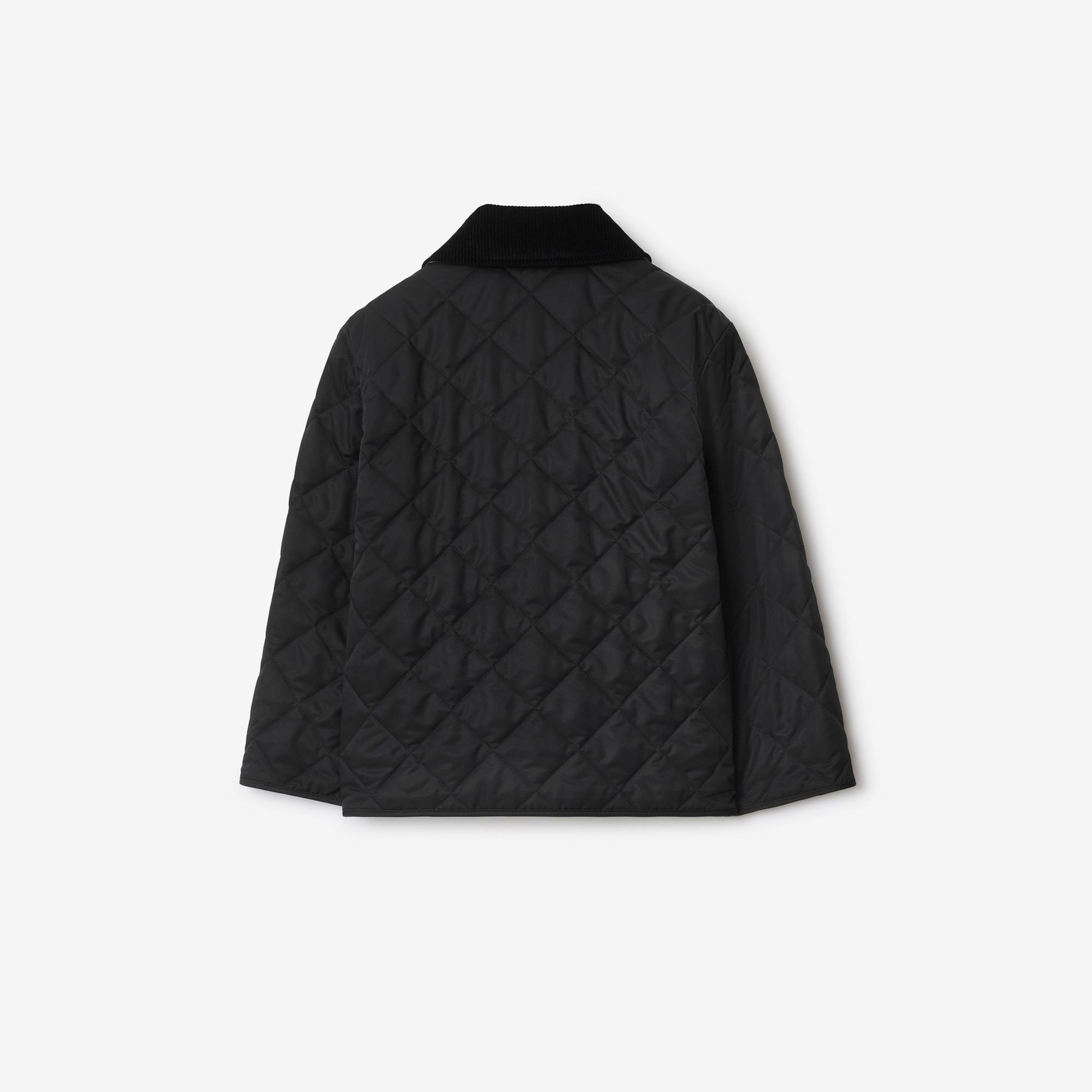 Burberry Çocuk Siyah Mont