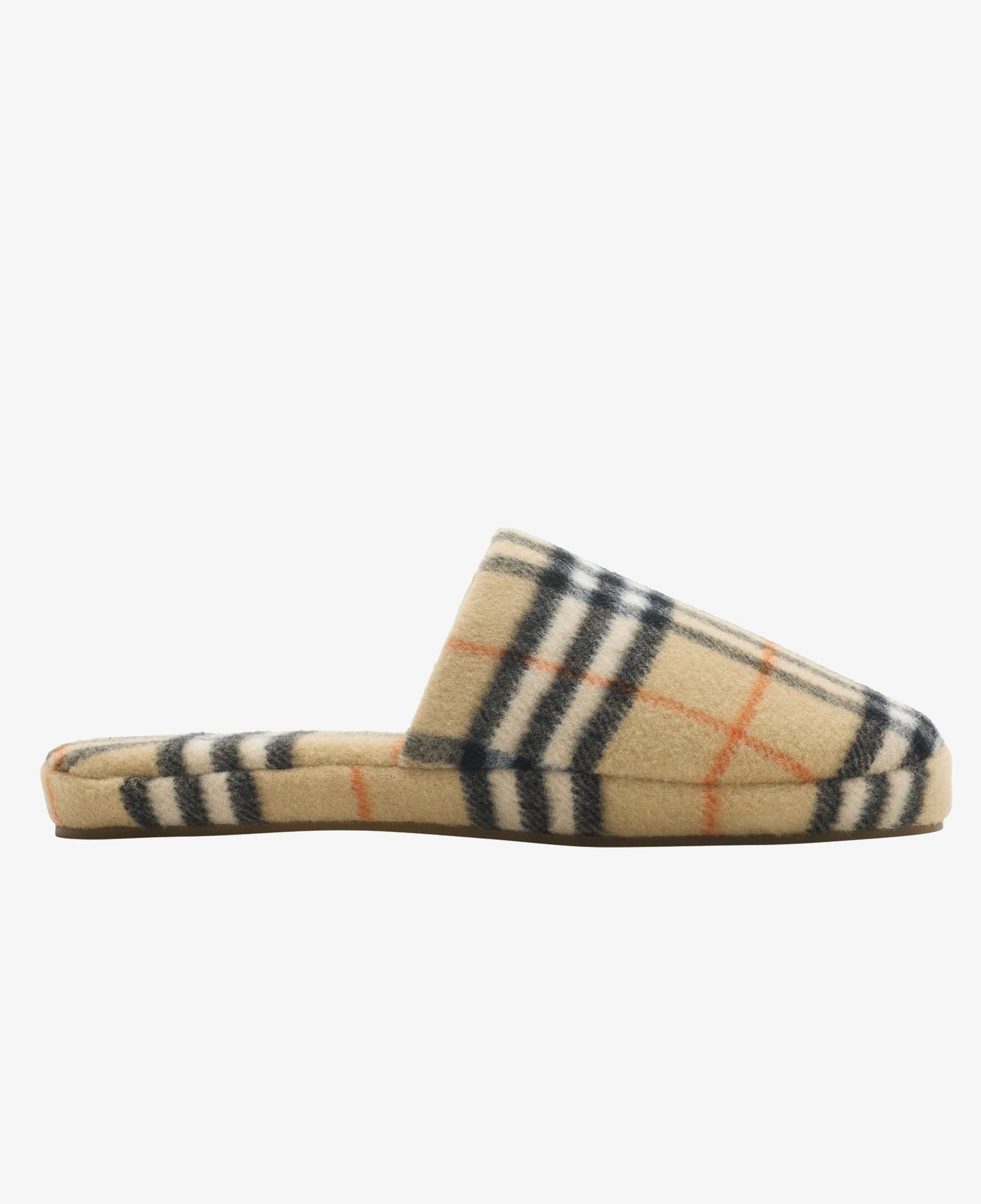Burberry Quılt Check Kadın Bej Terlik