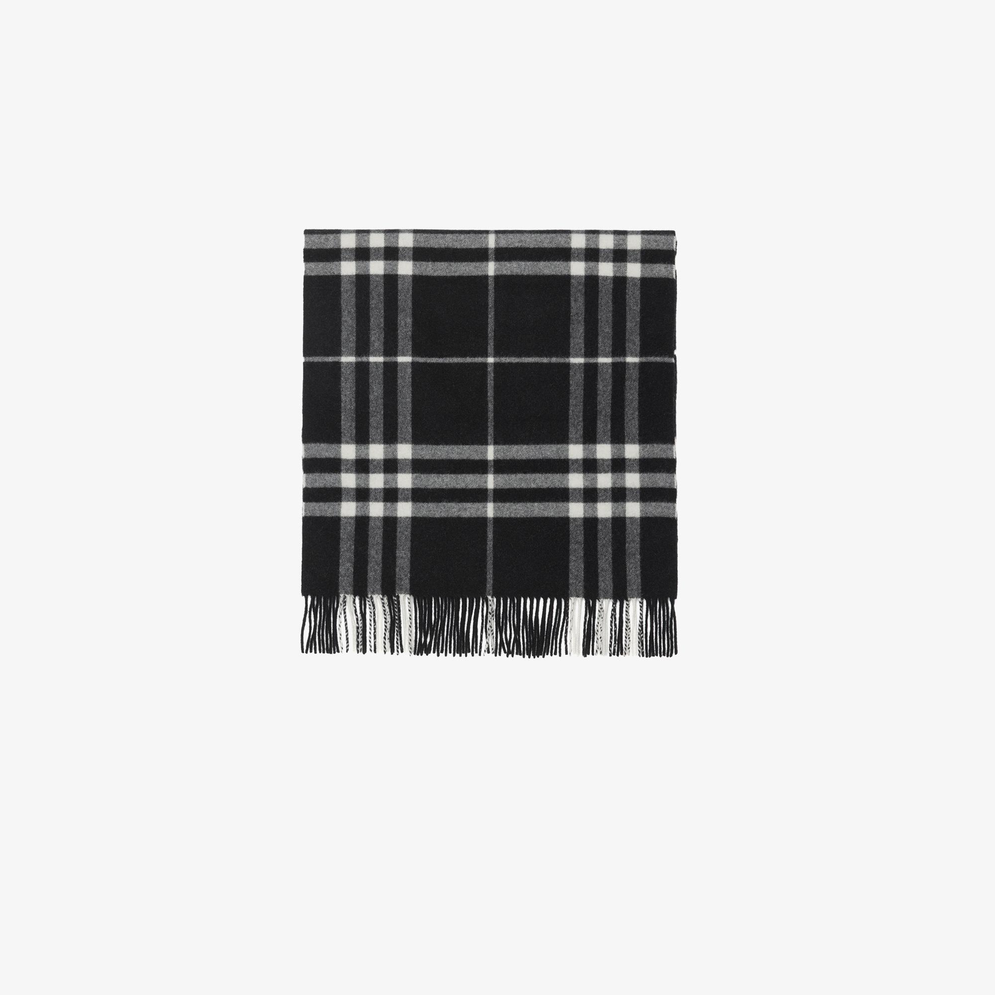 Burberry Washed Giant Unisex Siyah Atkı