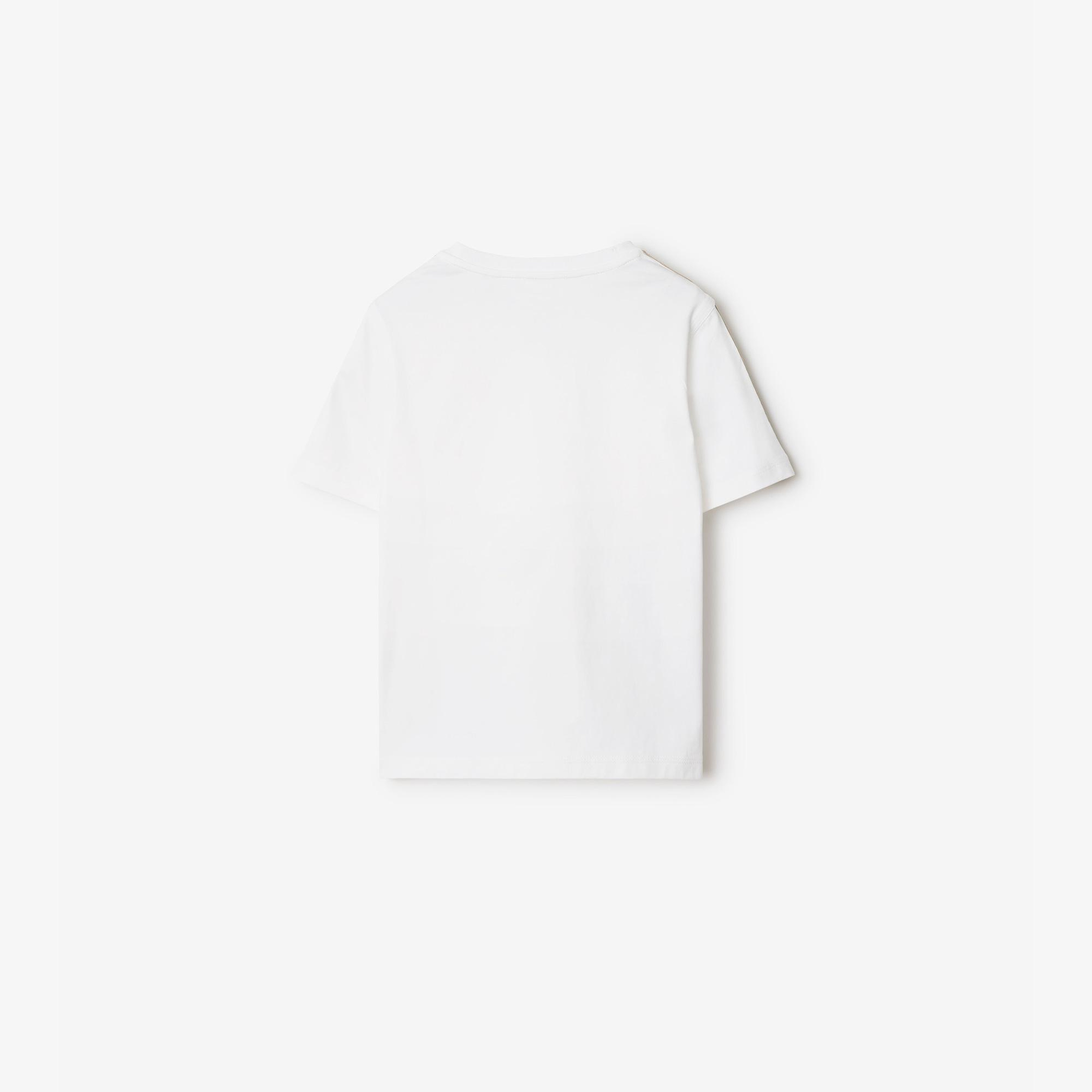 Burberry Çocuk Beyaz T-Shirt