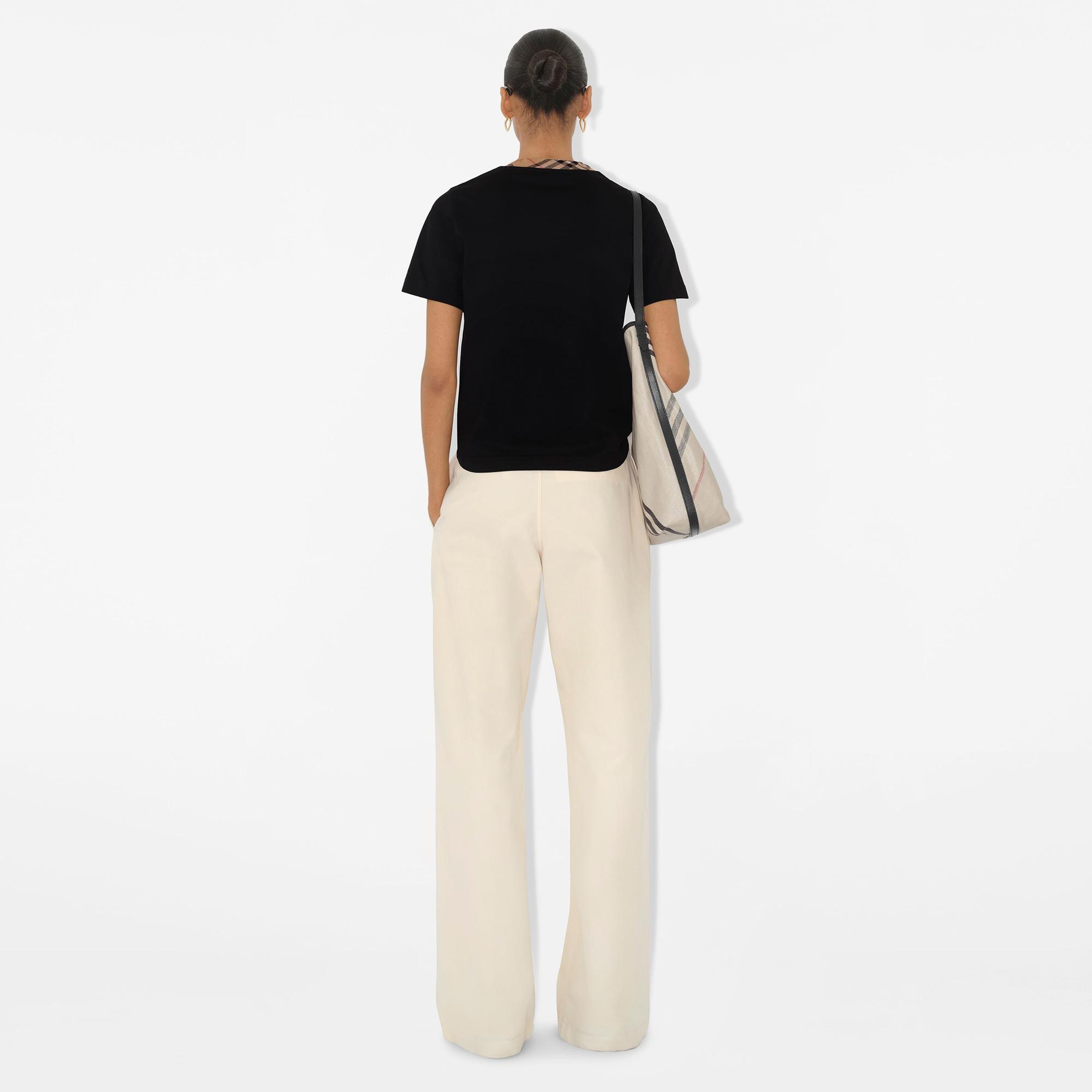 Burberry Kadın Siyah T-Shirt