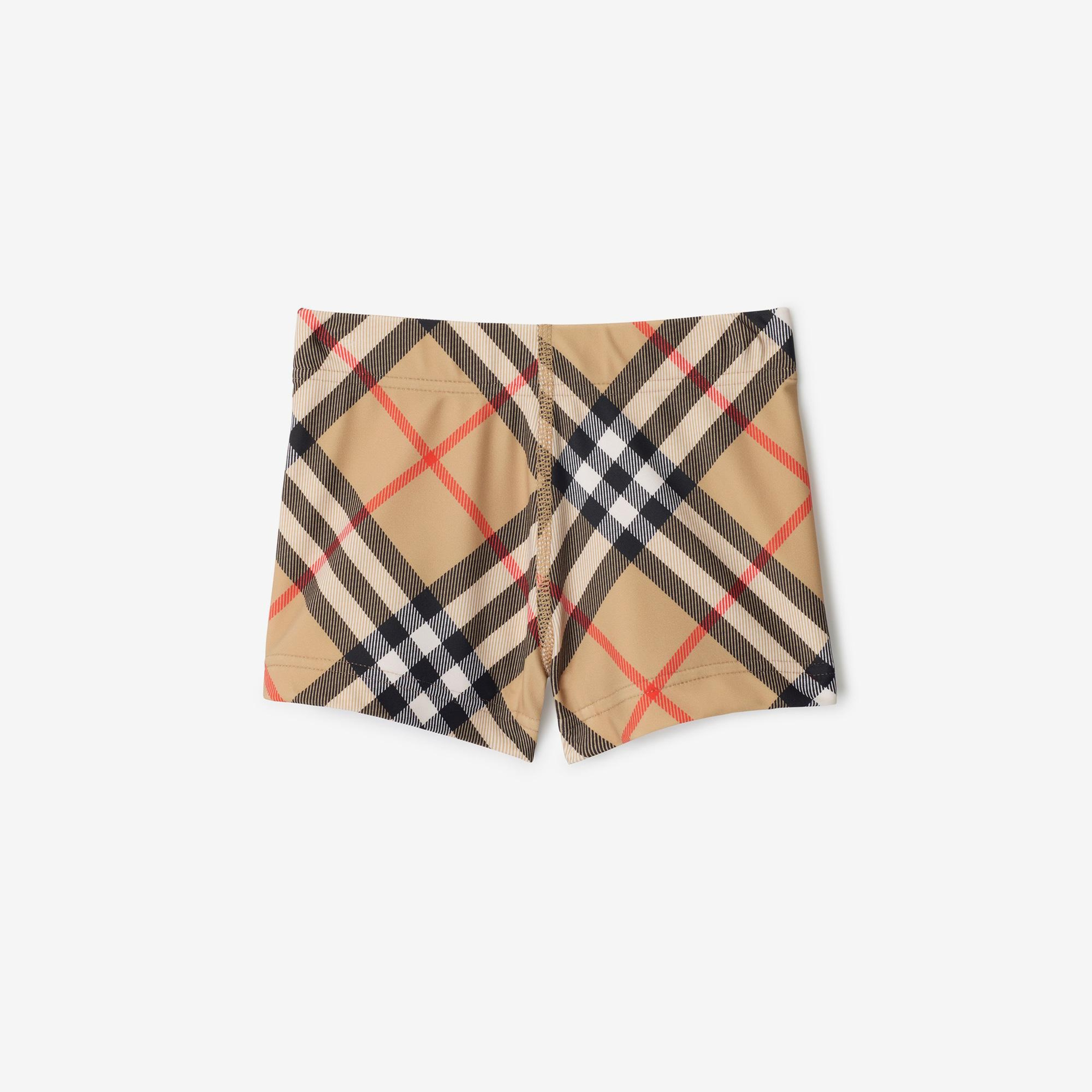 Burberry Alvis Çocuk Bej Deniz Şortu