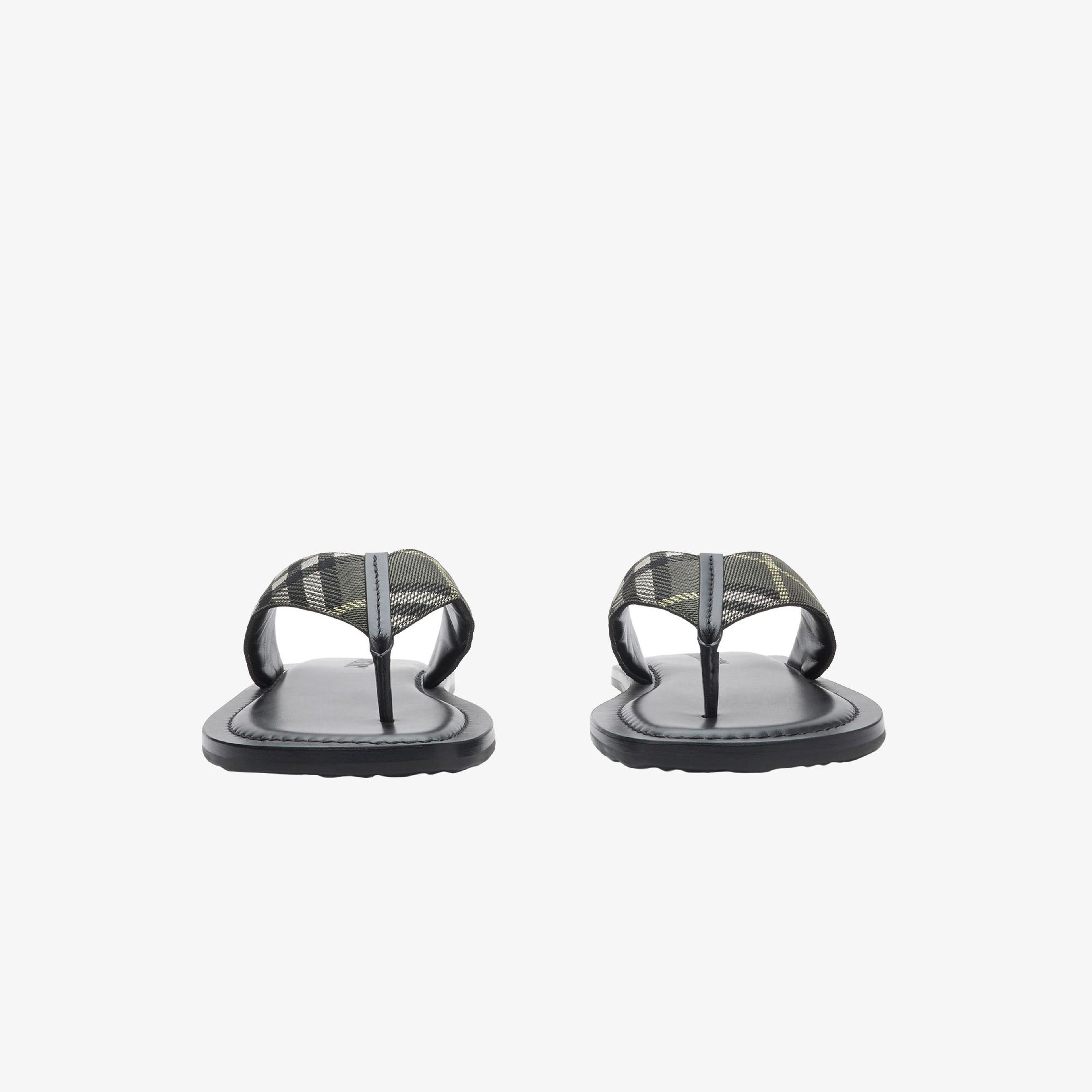 Burberry Pavillon Erkek Haki Terlik