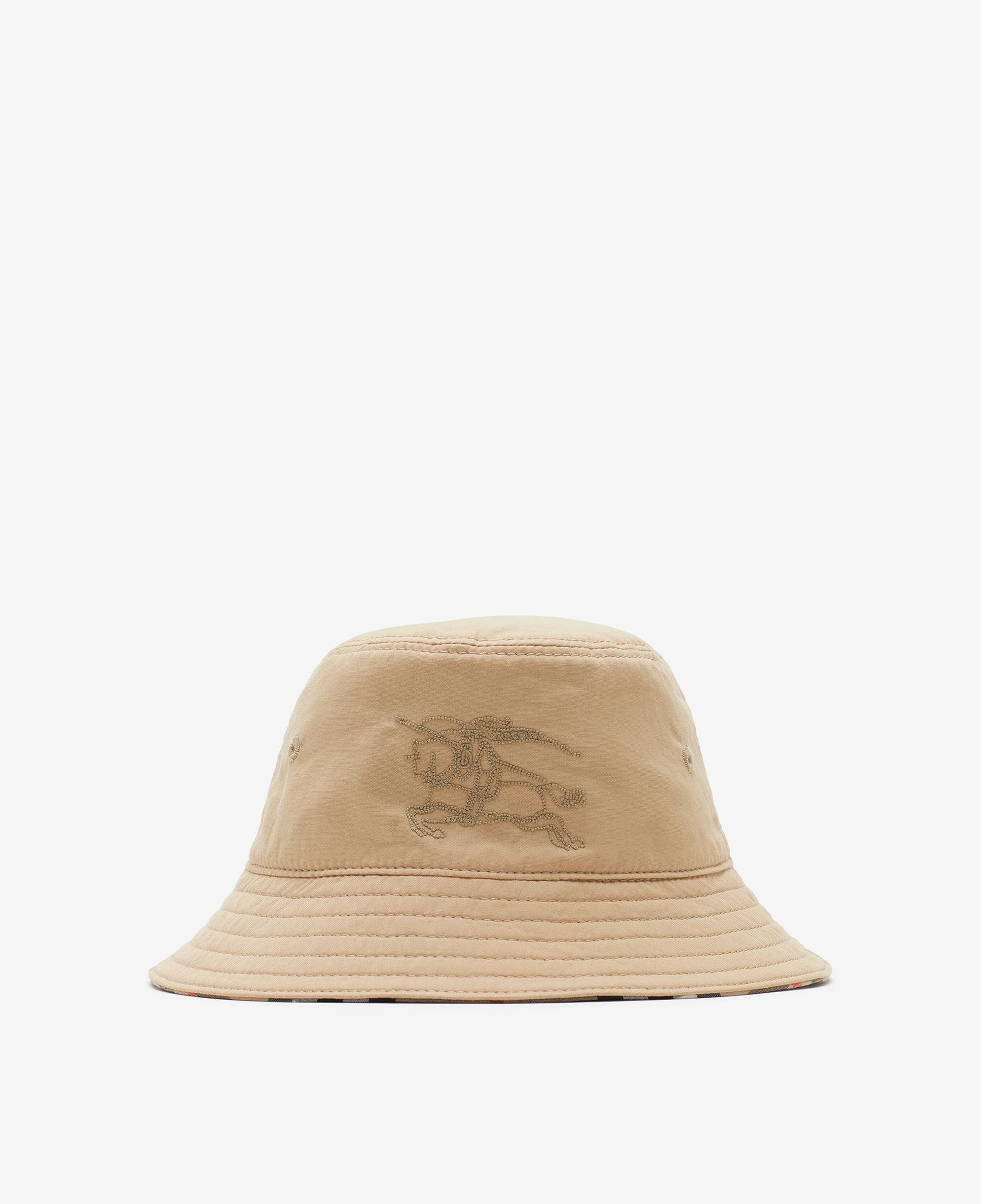 Burberry Reversible Pamuklu Bucket Çocuk Bej Şapka