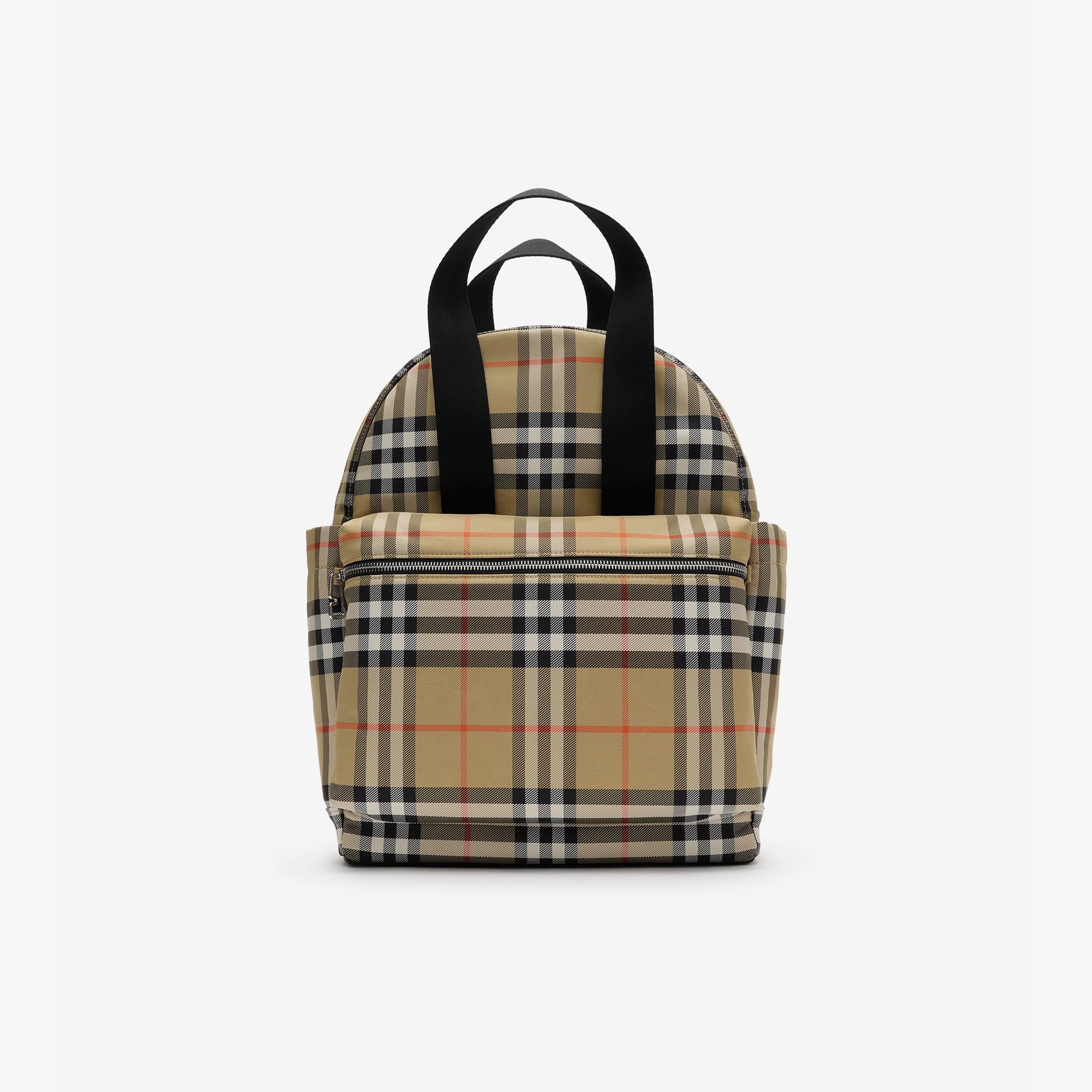 Burberry Check Changing Çocuk Bej Sırt Çantası