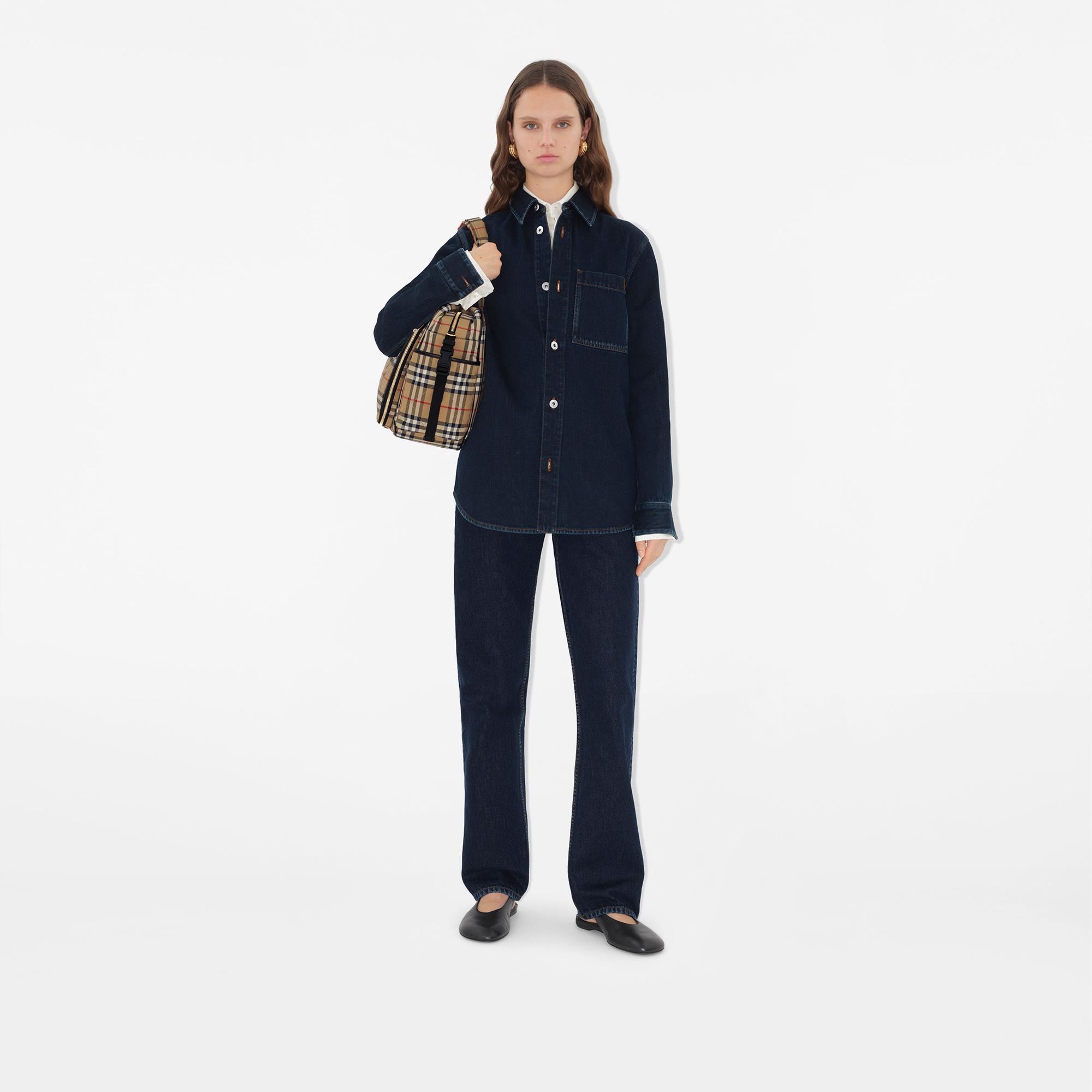 Burberry Check Baby Changing Çocuk Bej Omuz Çantası