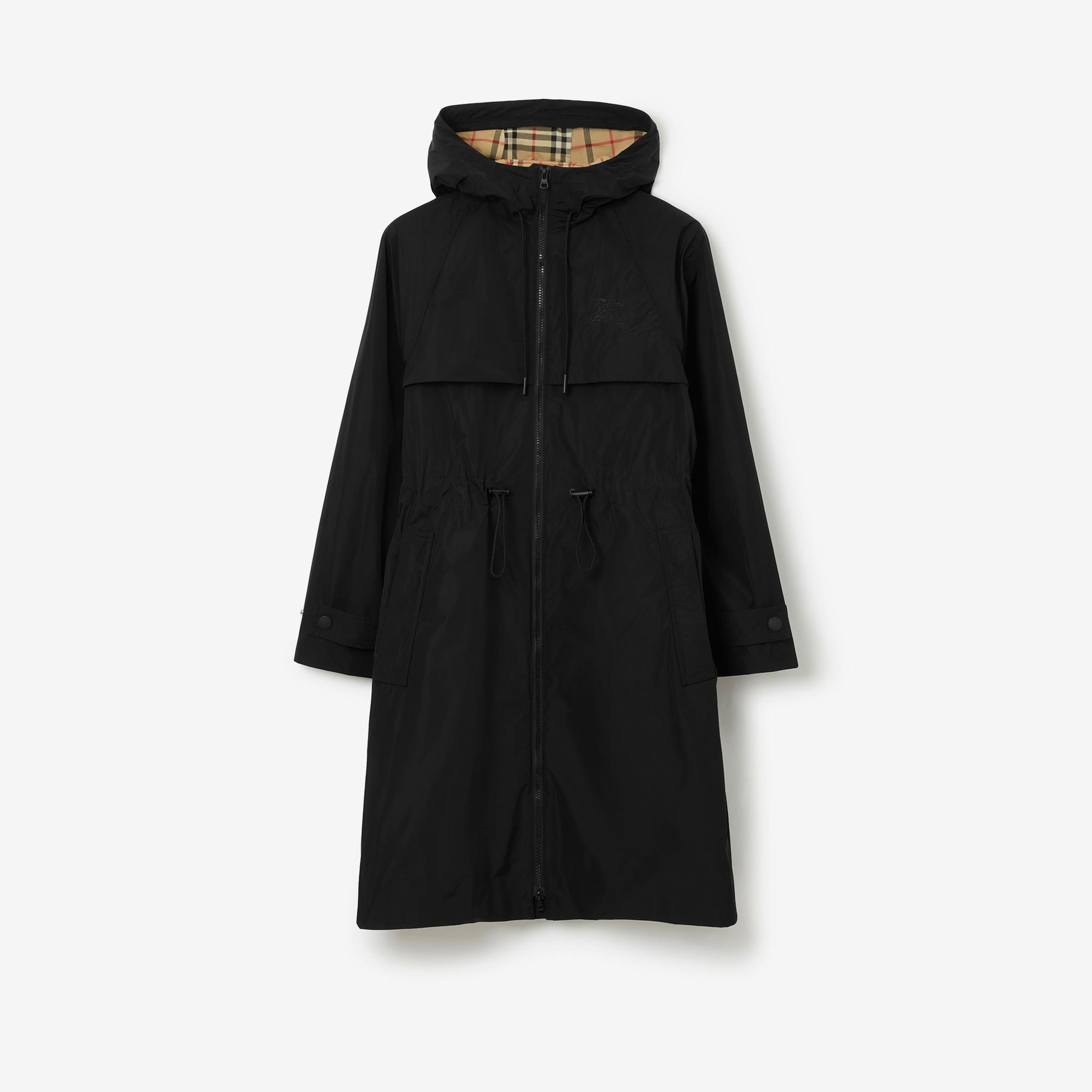 Burberry Lightweight Parka Kadın Siyah Mont