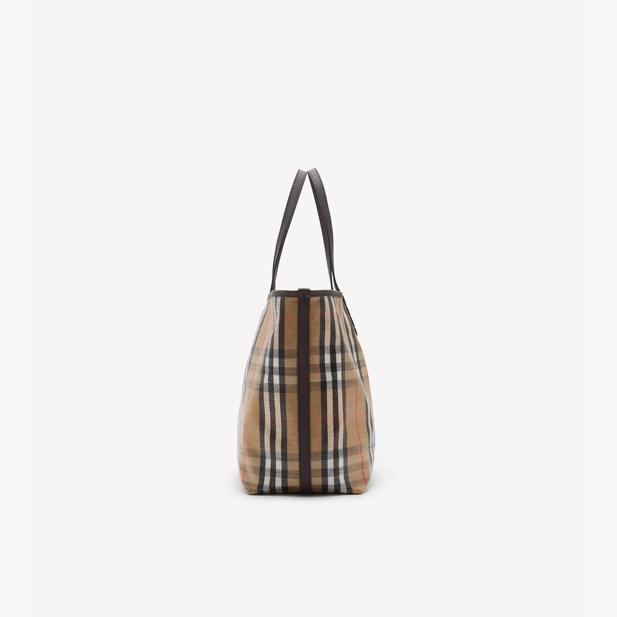 Burberry Medium Highlands Kadın Bej Tote Çanta