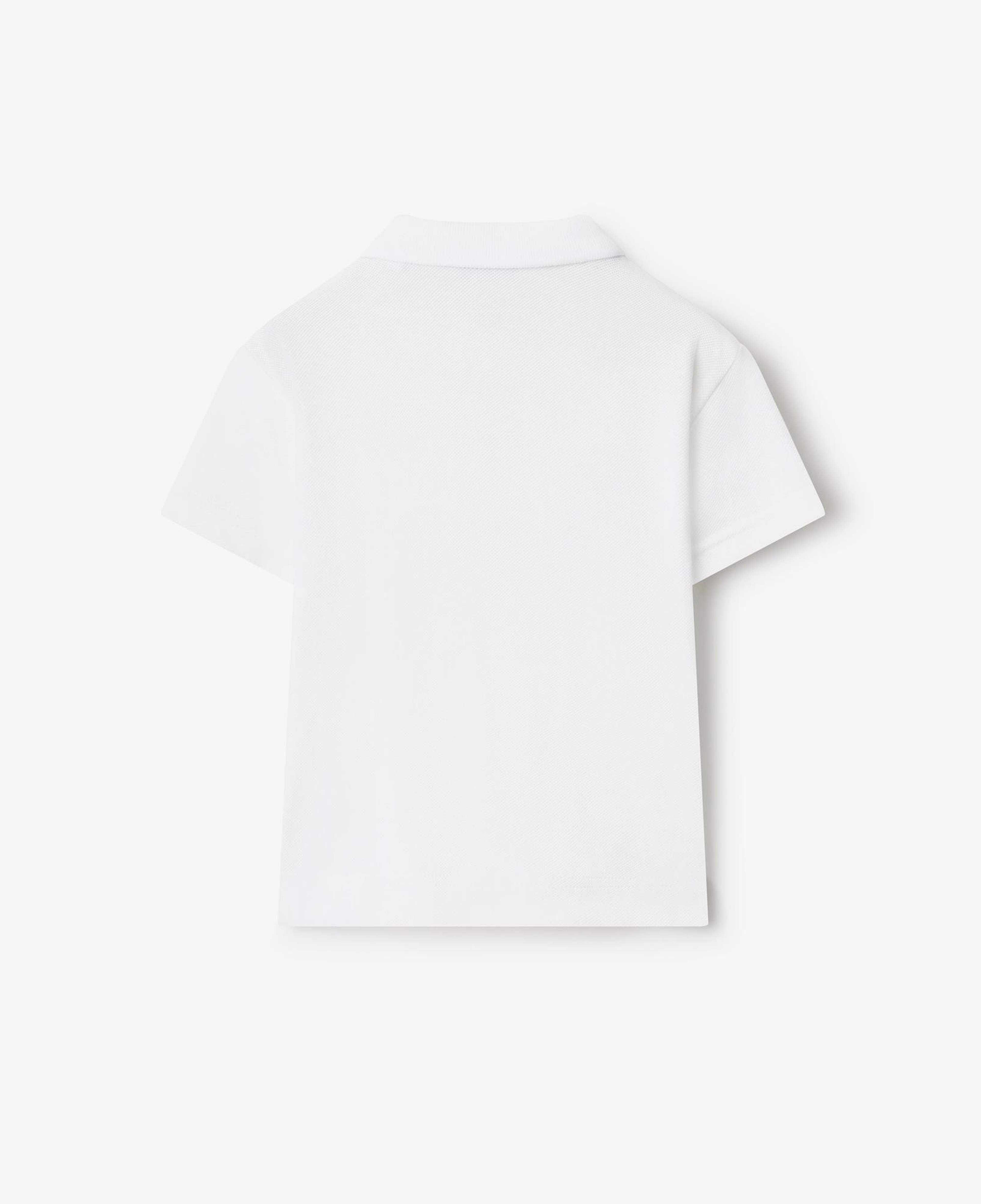 Burberry Johane Cotton Çocuk Beyaz Polo