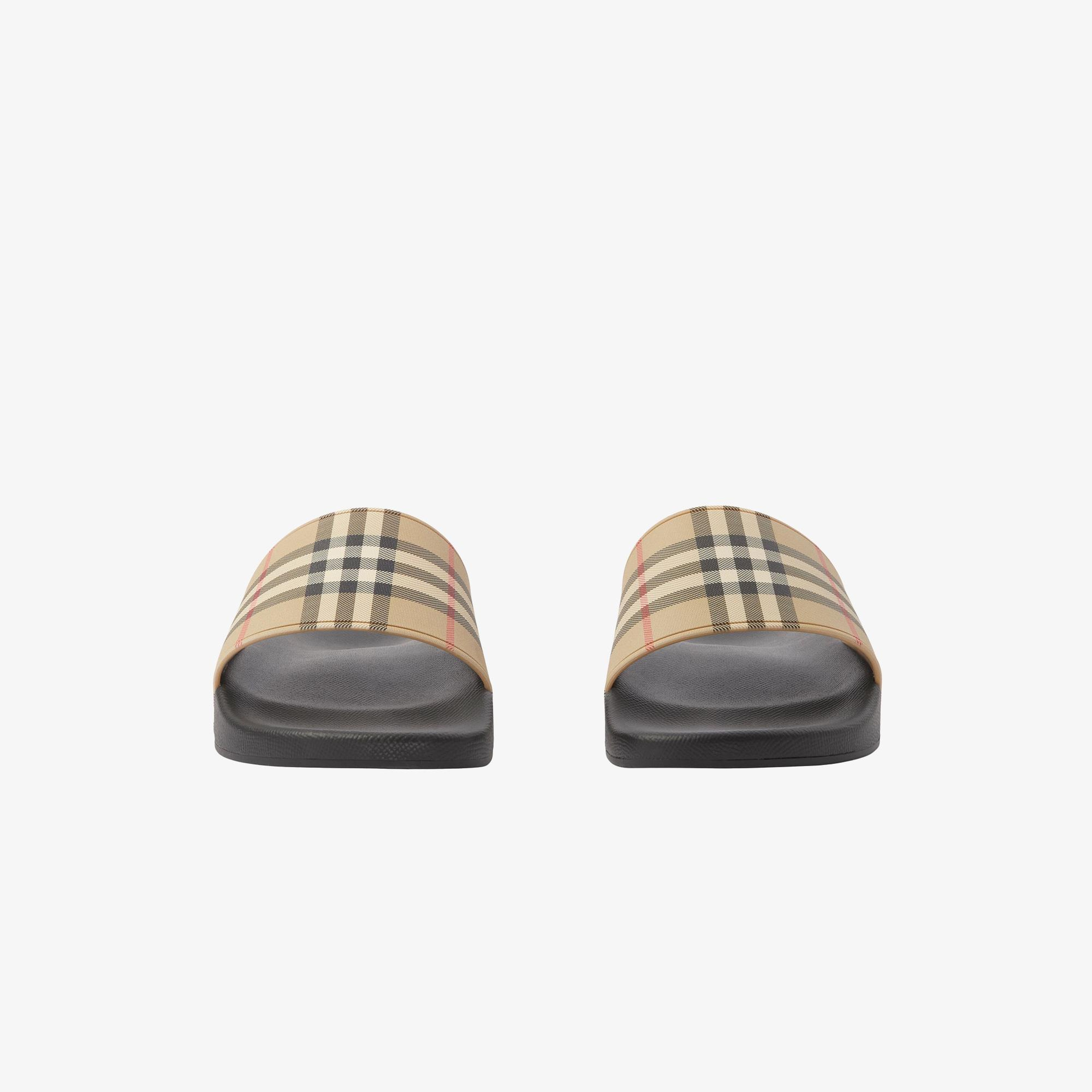 Burberry Check Erkek Bej Sandalet