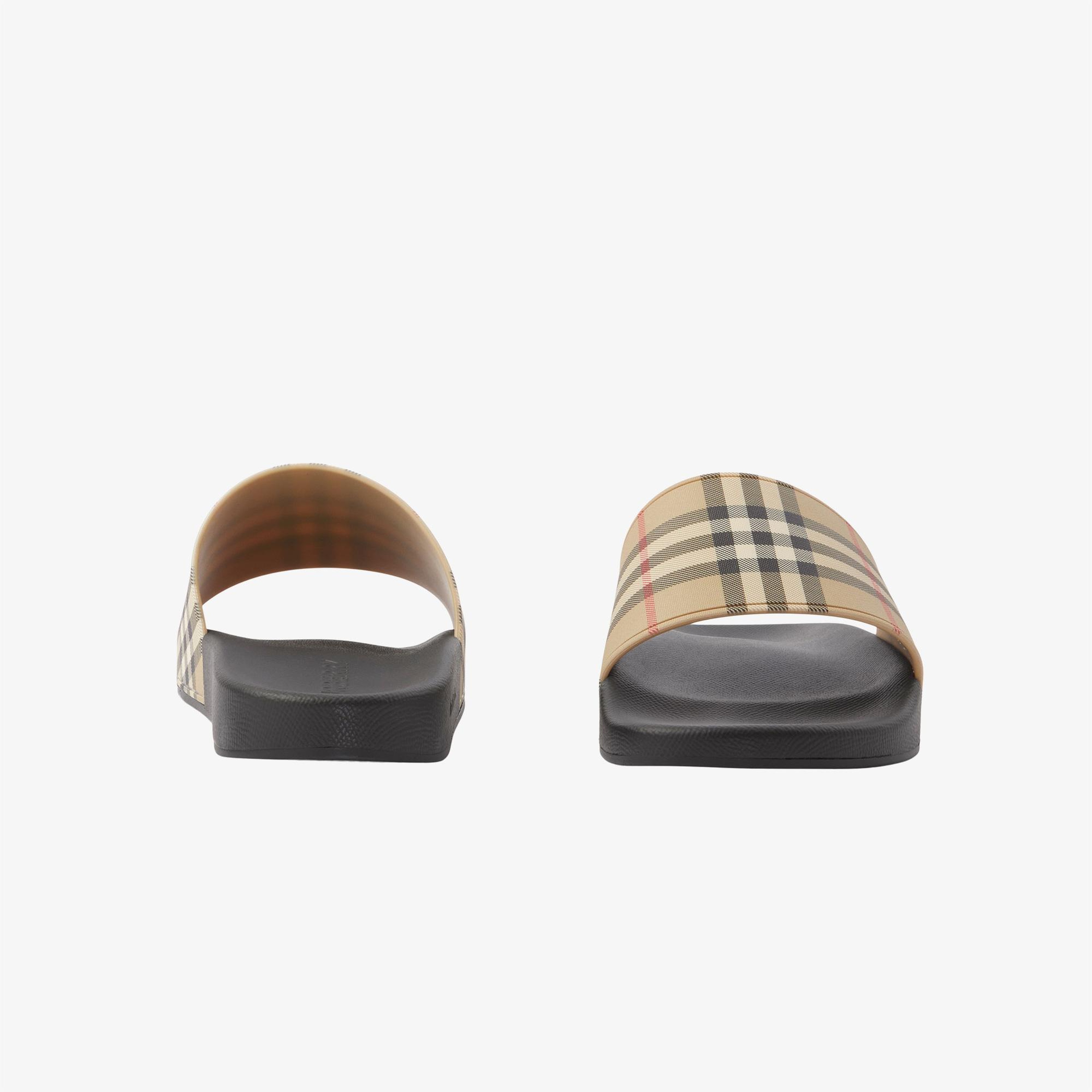 Burberry Check Erkek Bej Sandalet