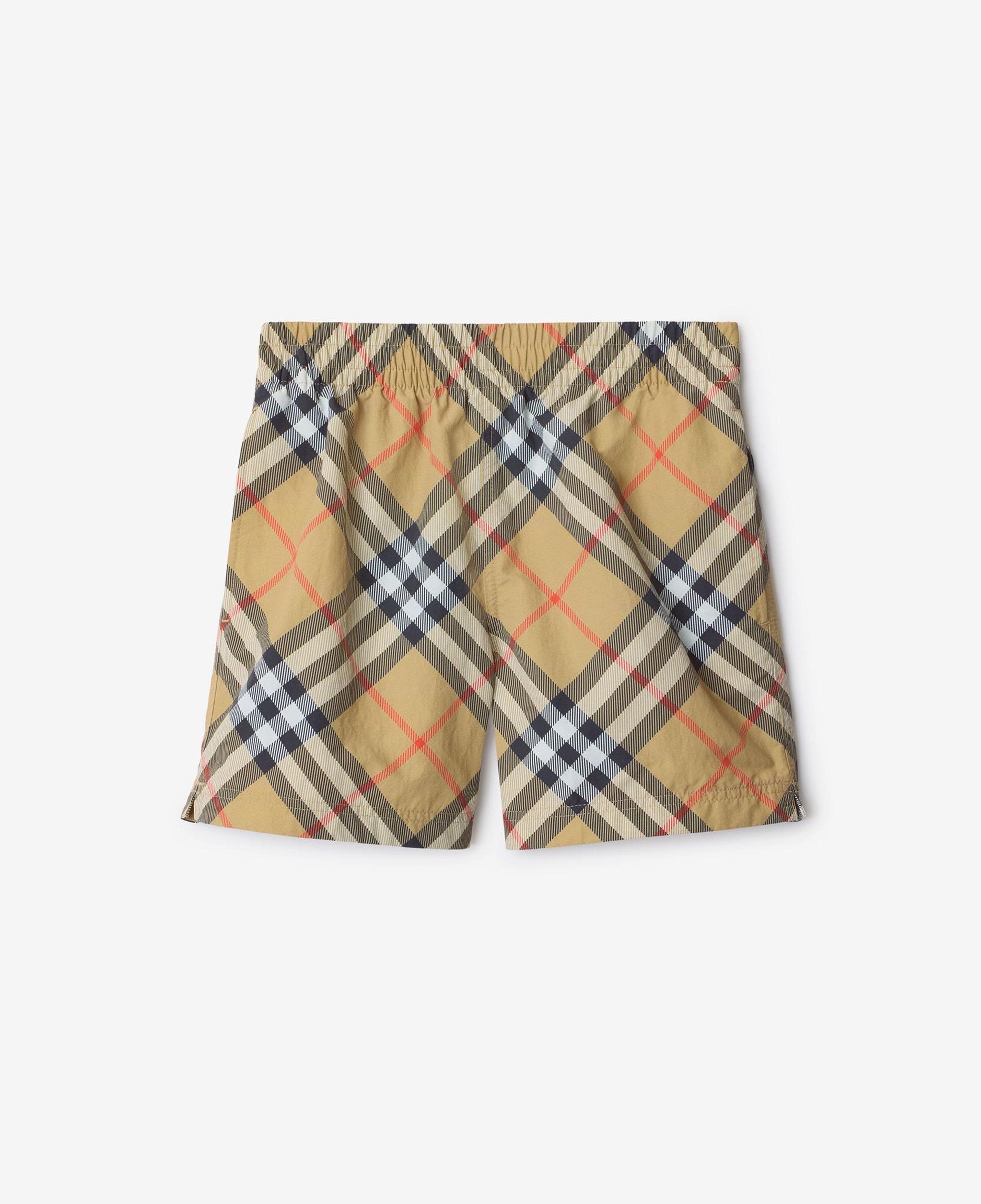 Burberry Atticus Çocuk Bej Deniz Şortu