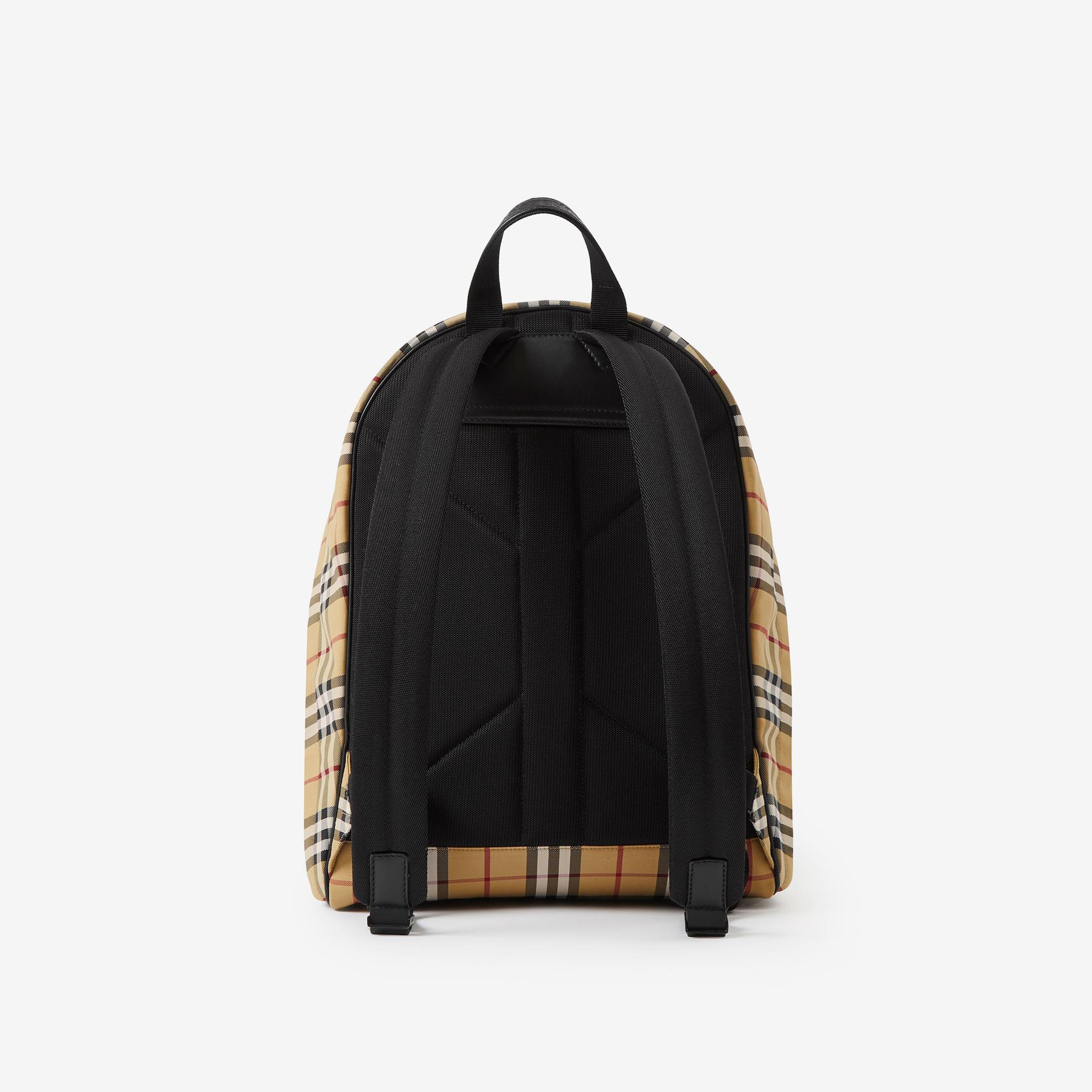 Burberry Check Erkek Bej Sırt Çantası