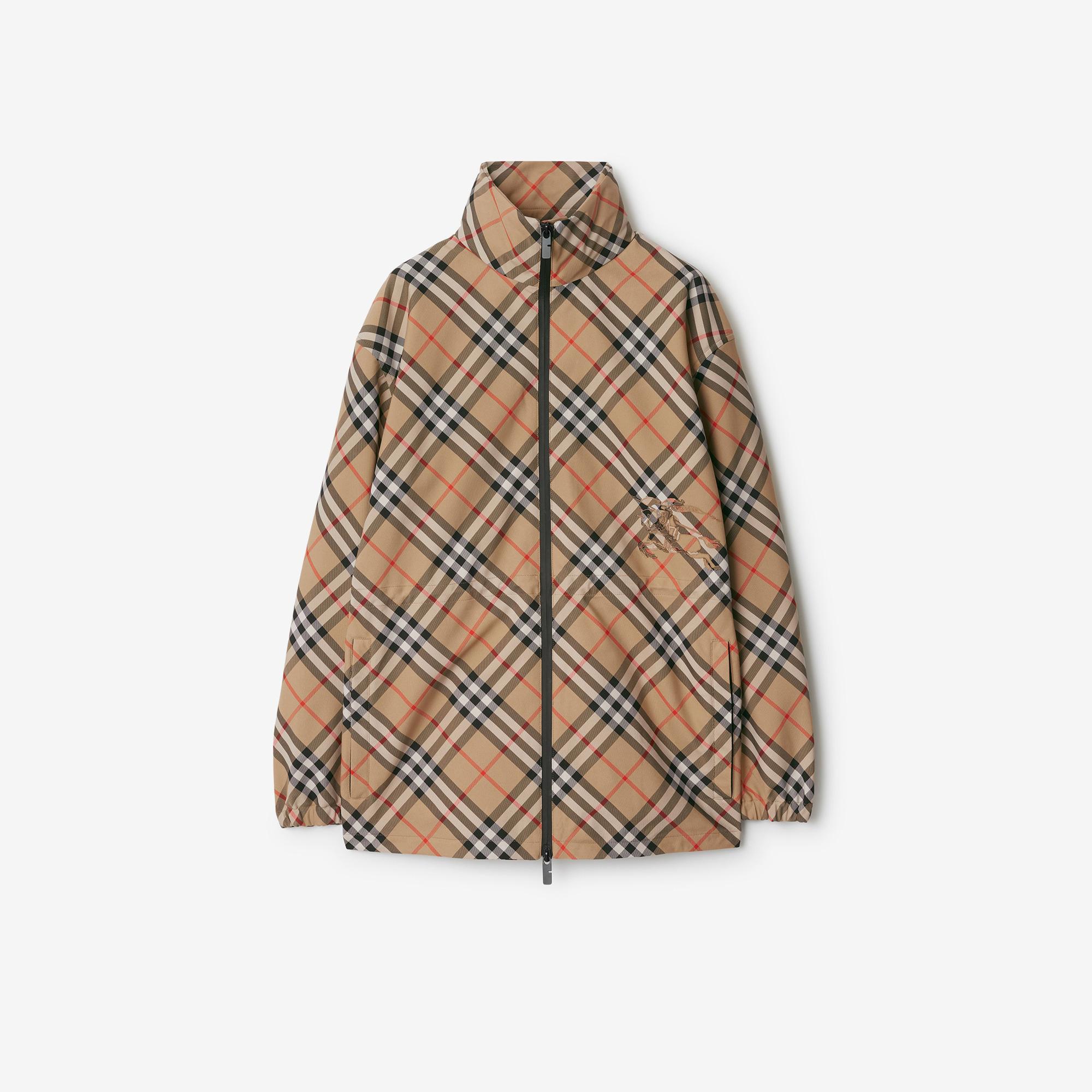 Burberry Check Kadın Bej Ceket