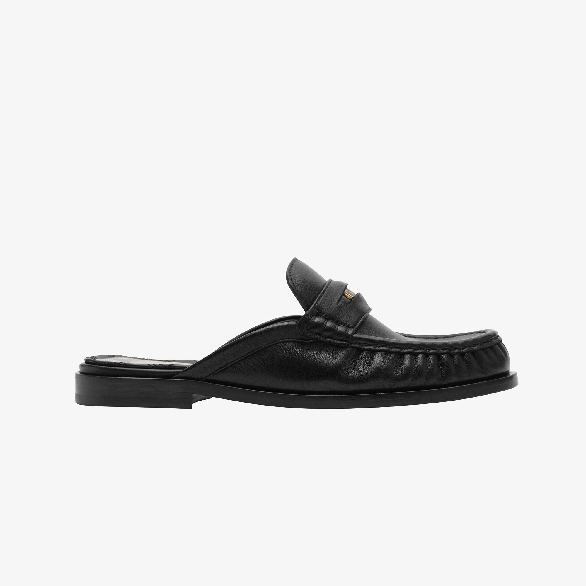 Burberry Cadet Mules Kadın Siyah Terlik