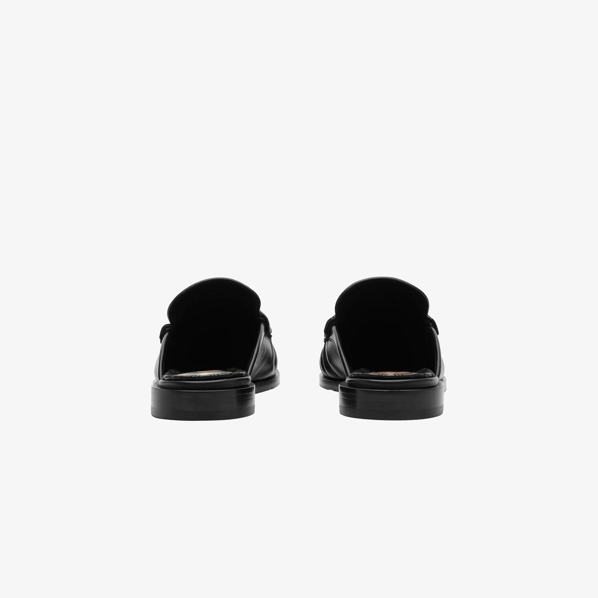 Burberry Cadet Mules Kadın Siyah Terlik