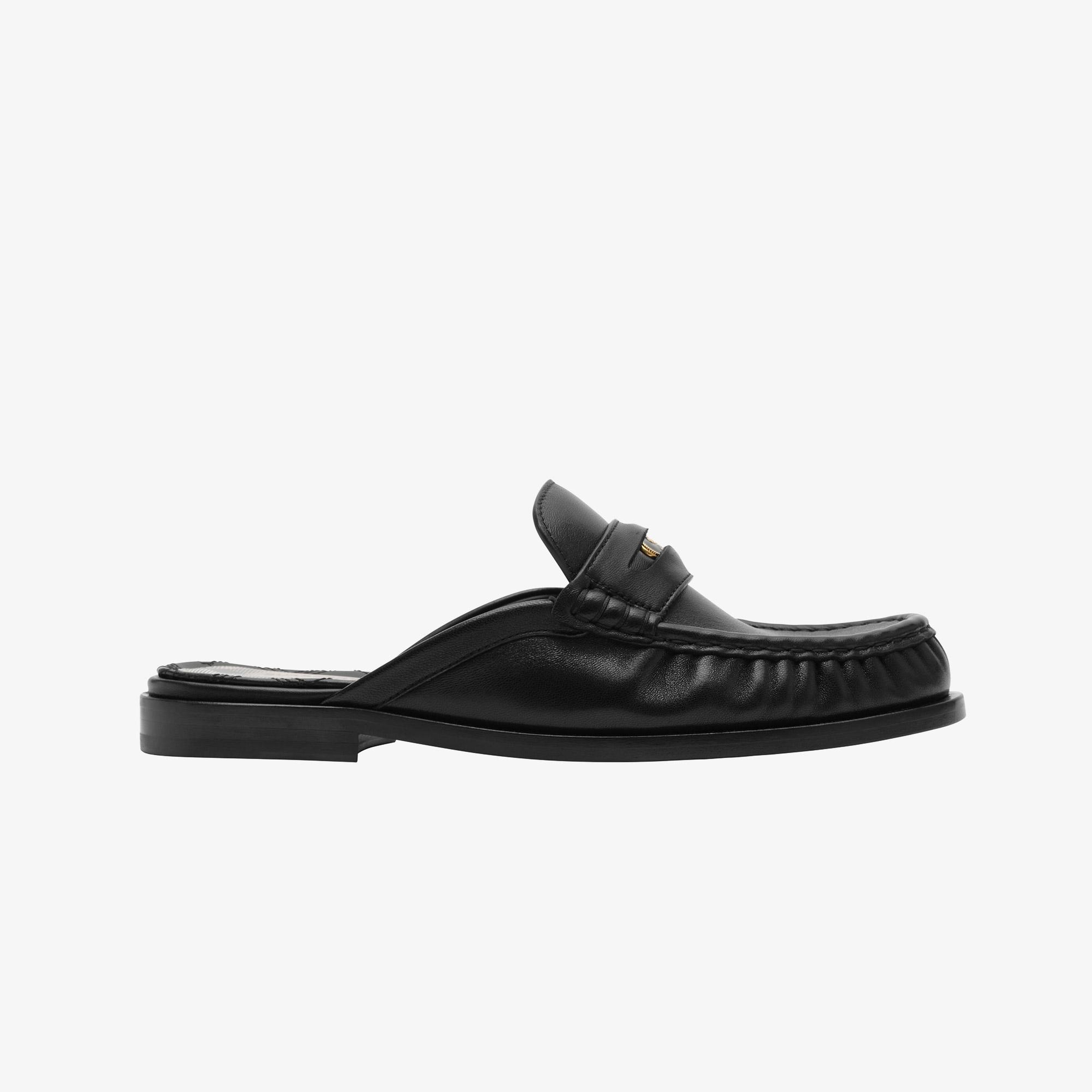 Burberry Cadet Mules Kadın Siyah Terlik