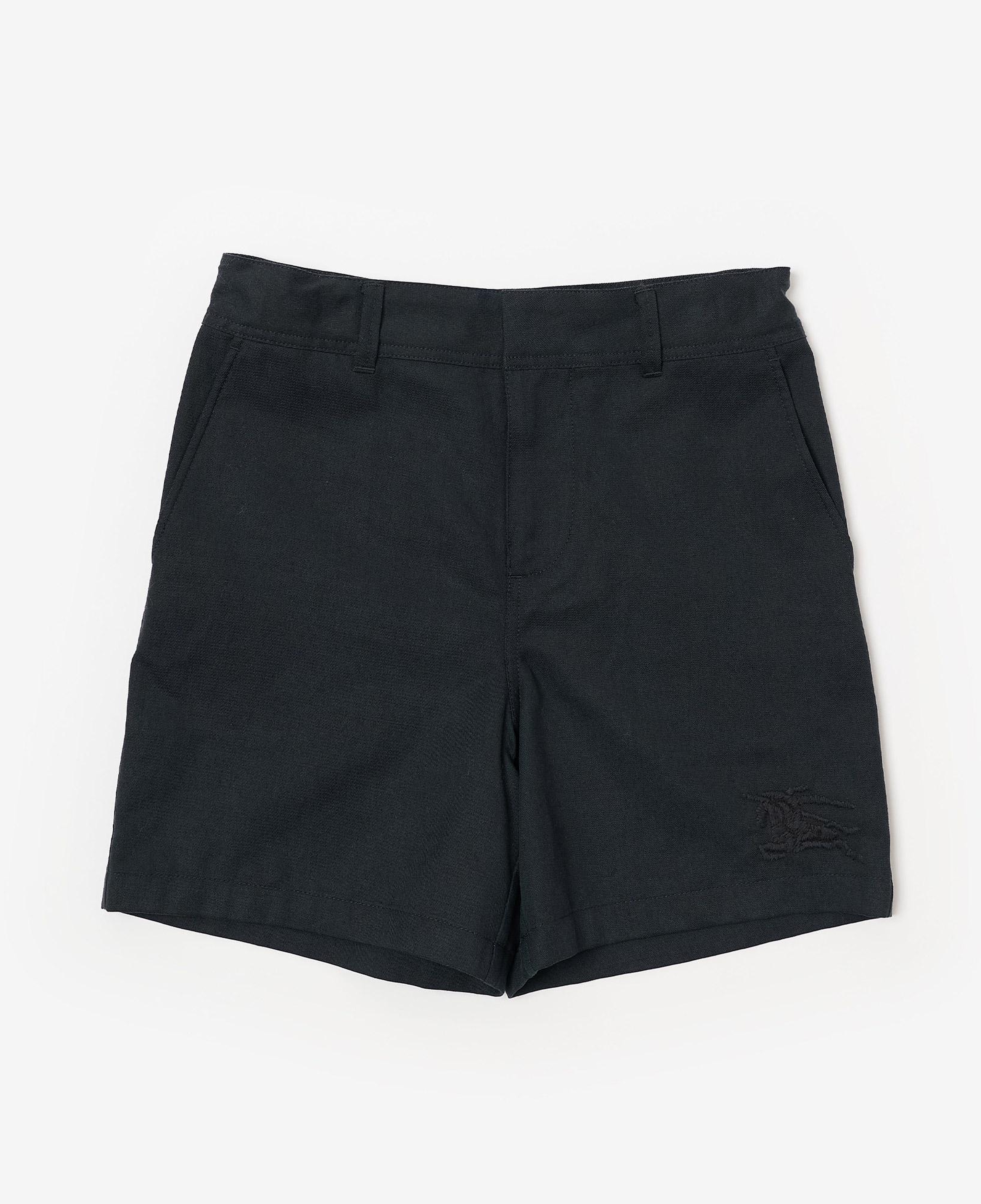 Burberry Pamuk Karışımlı Çocuk Siyah Şort