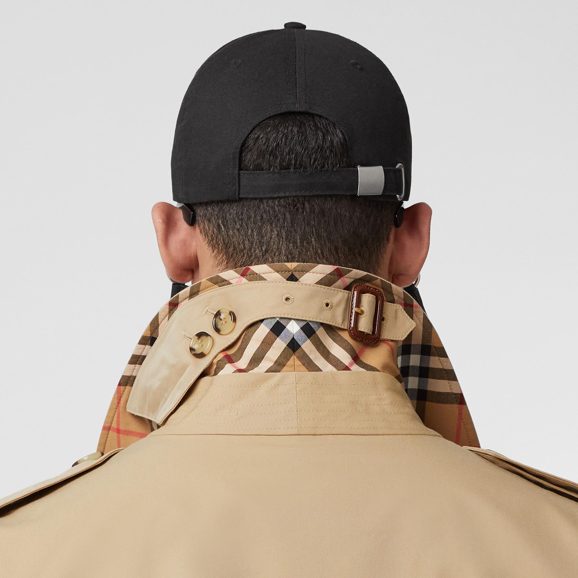 Burberry The Mid-Length Kensington Heritage Erkek Bej Trençkot