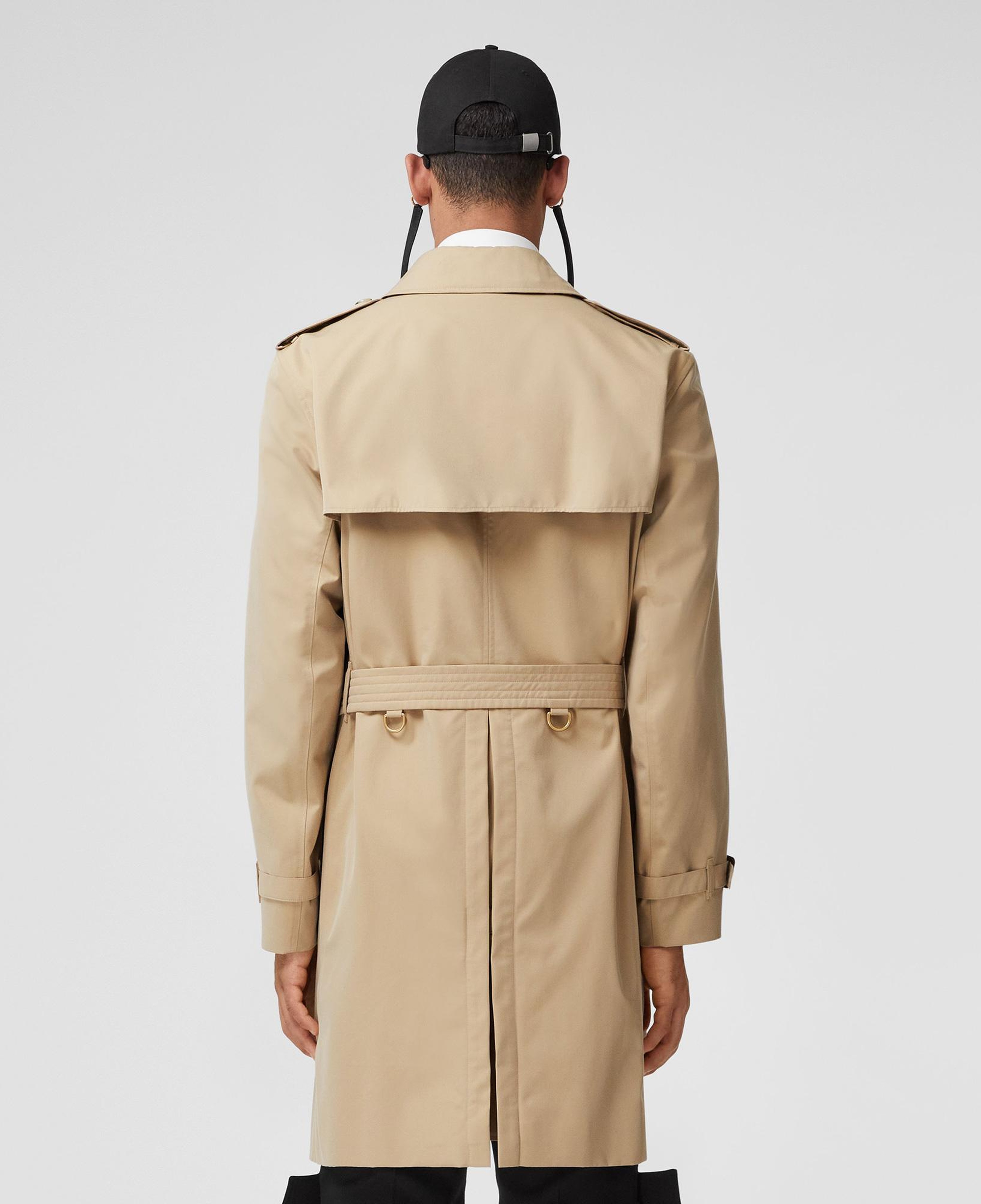 Burberry The Mid-Length Kensington Heritage Erkek Bej Trençkot