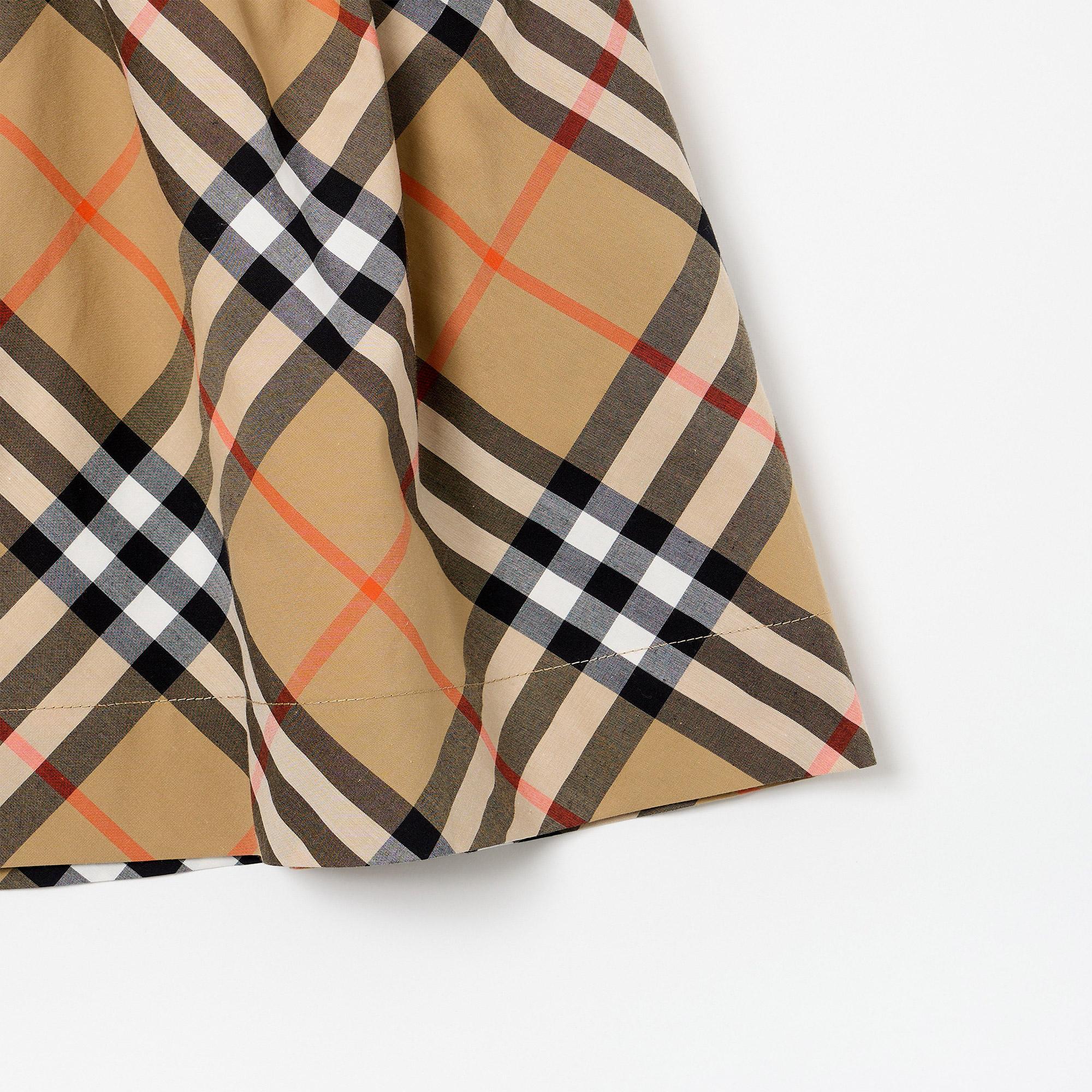 Burberry Check Pamuk Çocuk Bej Etek