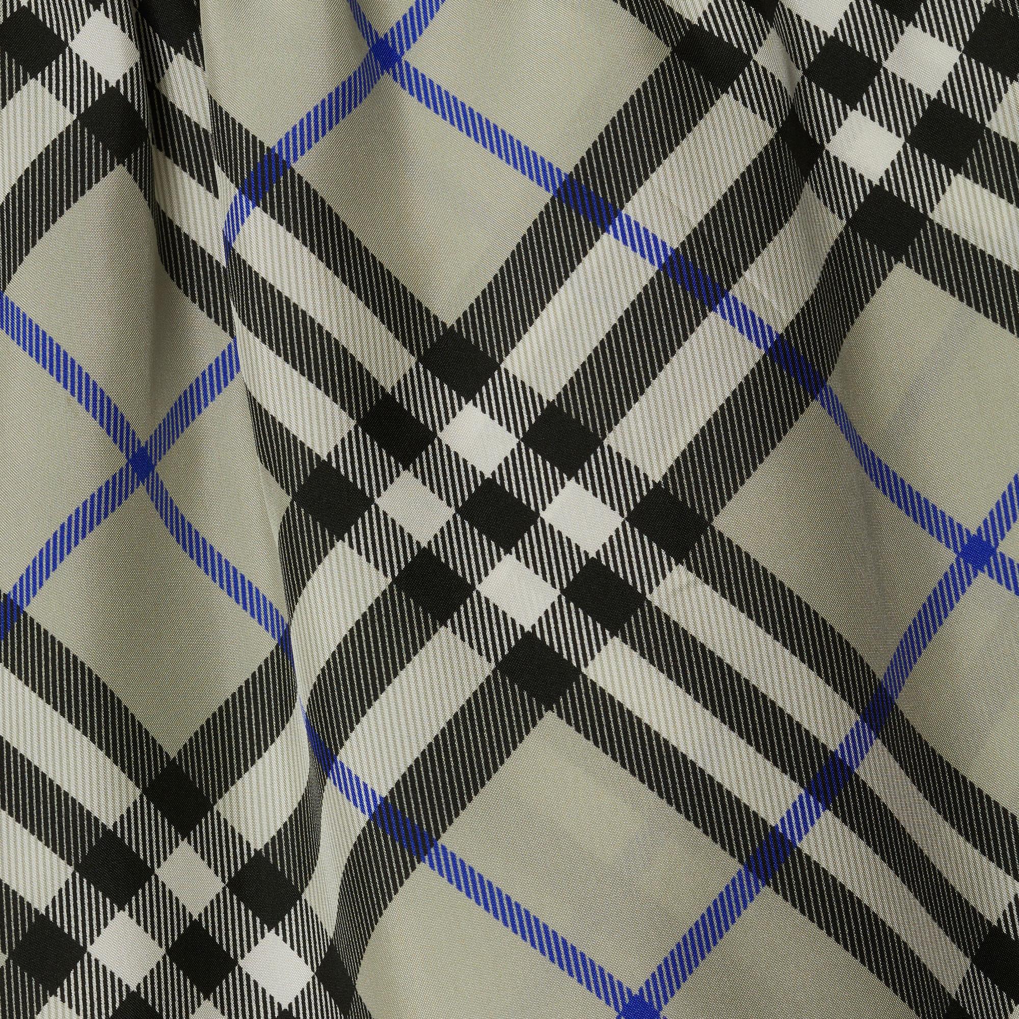 Burberry Check İpek Erkek Krem Rengi Şort