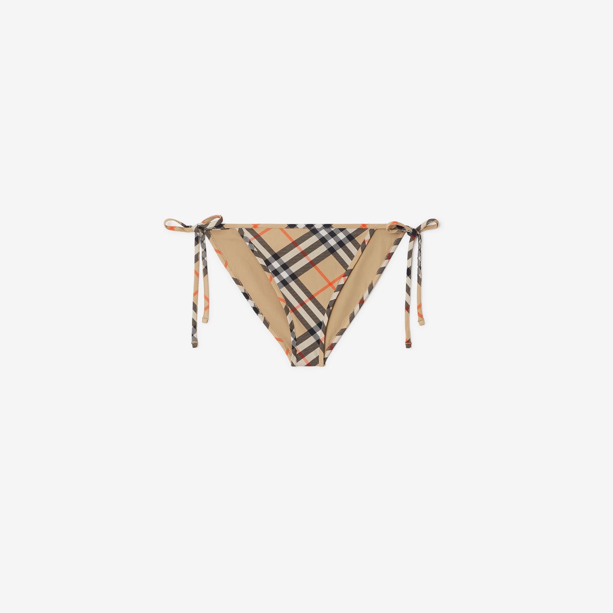Burberry Check Kadın Bej Bikini Altı