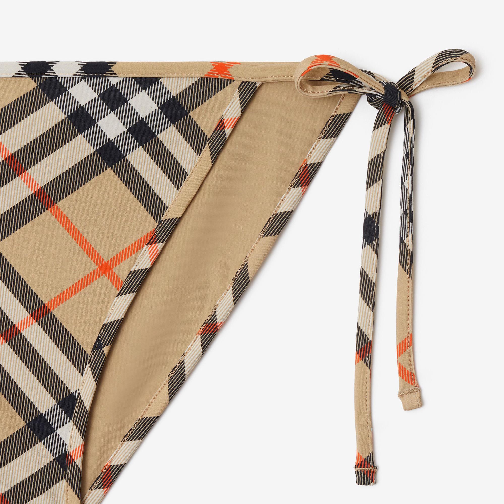 Burberry Check Kadın Bej Bikini Altı