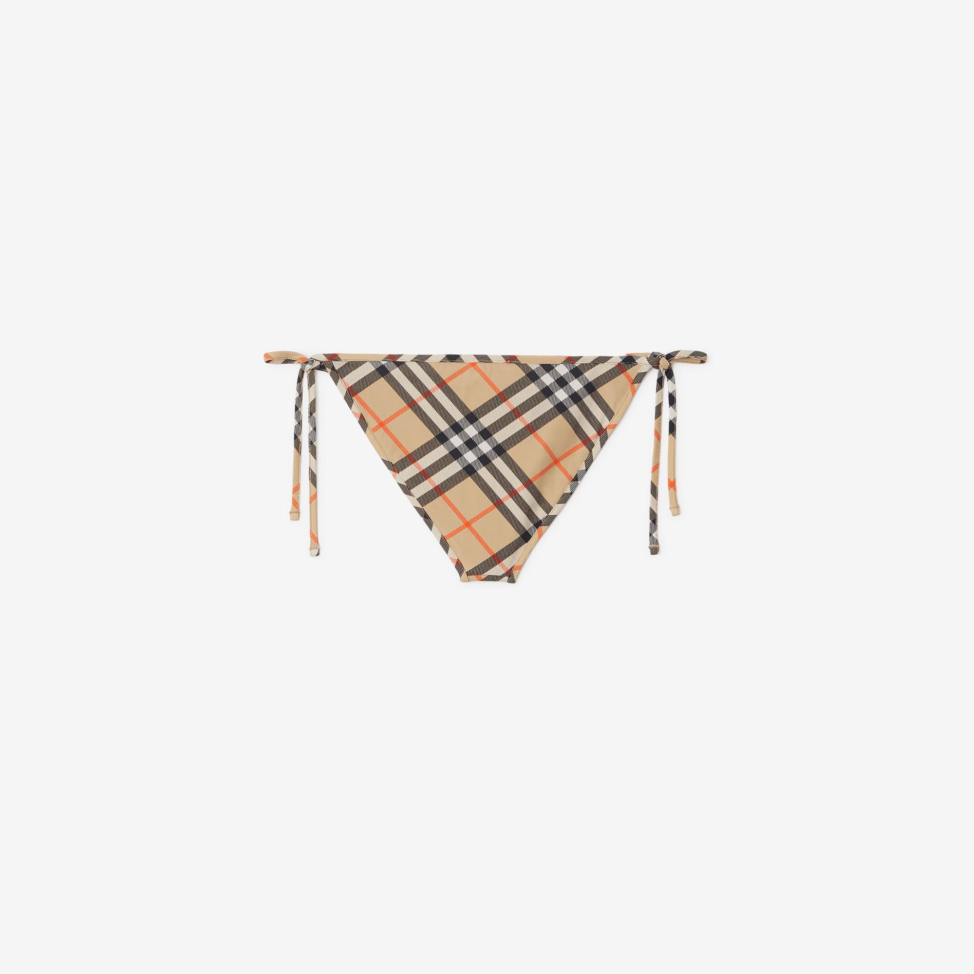 Burberry Check Kadın Bej Bikini Altı