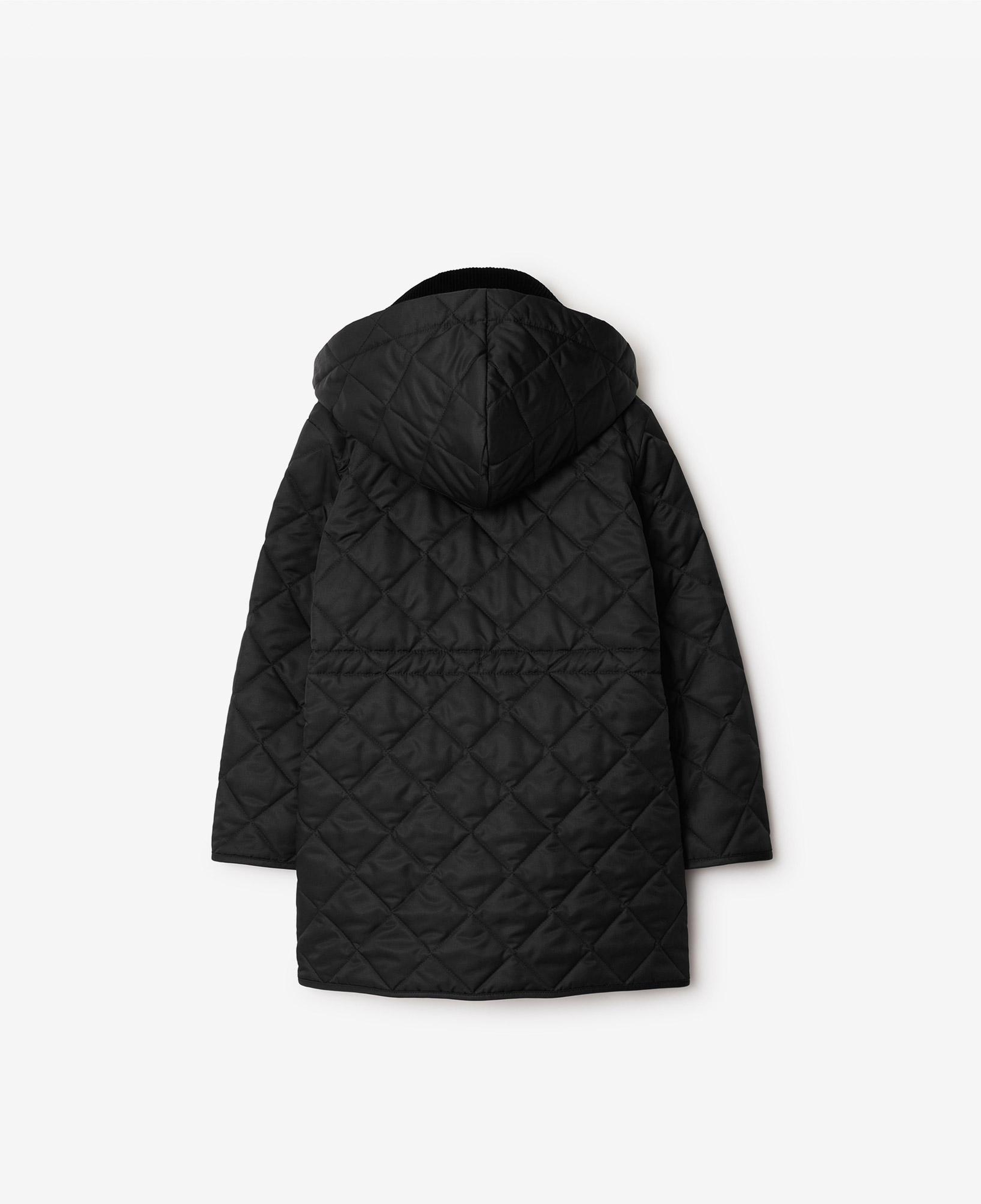 Burberry Rowan Quilted Çocuk Siyah Mont