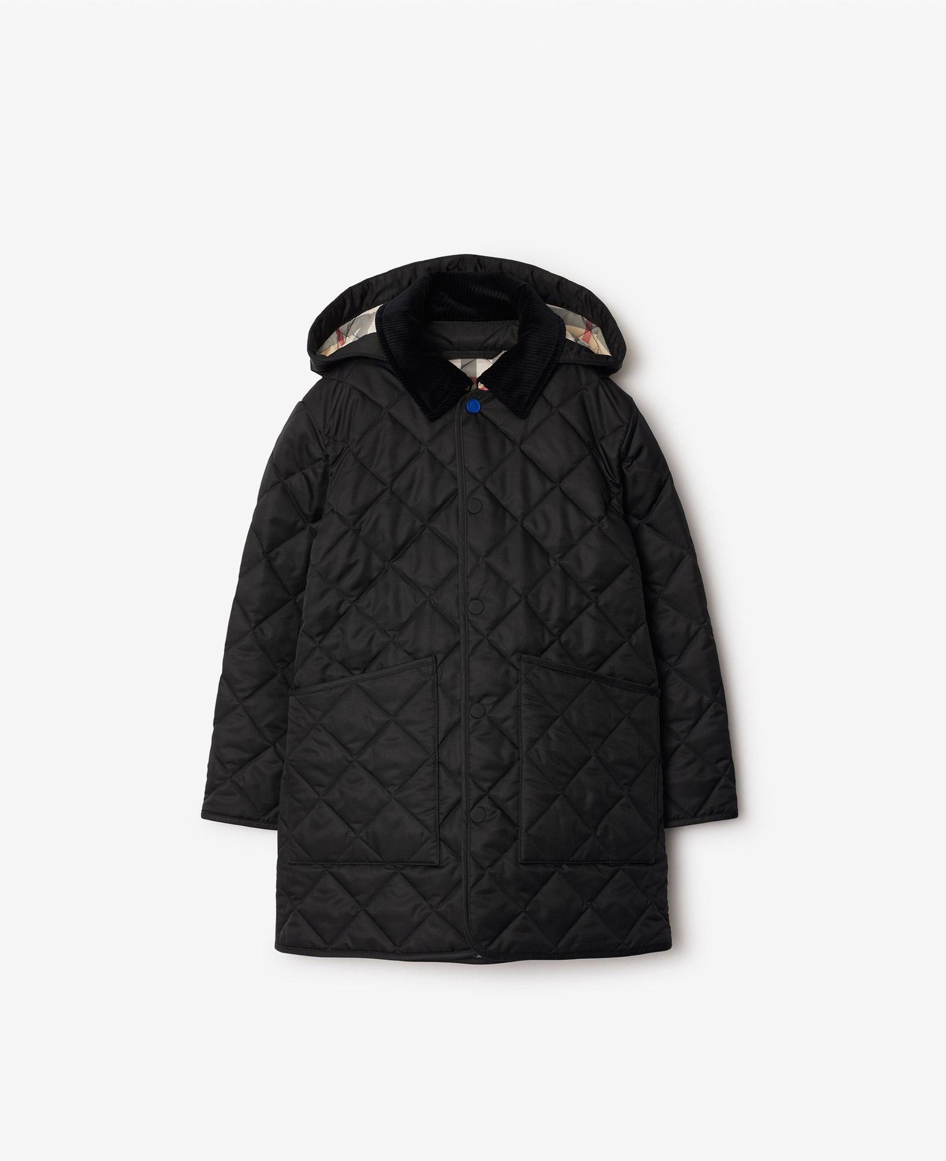Burberry Rowan Quilted Çocuk Siyah Mont