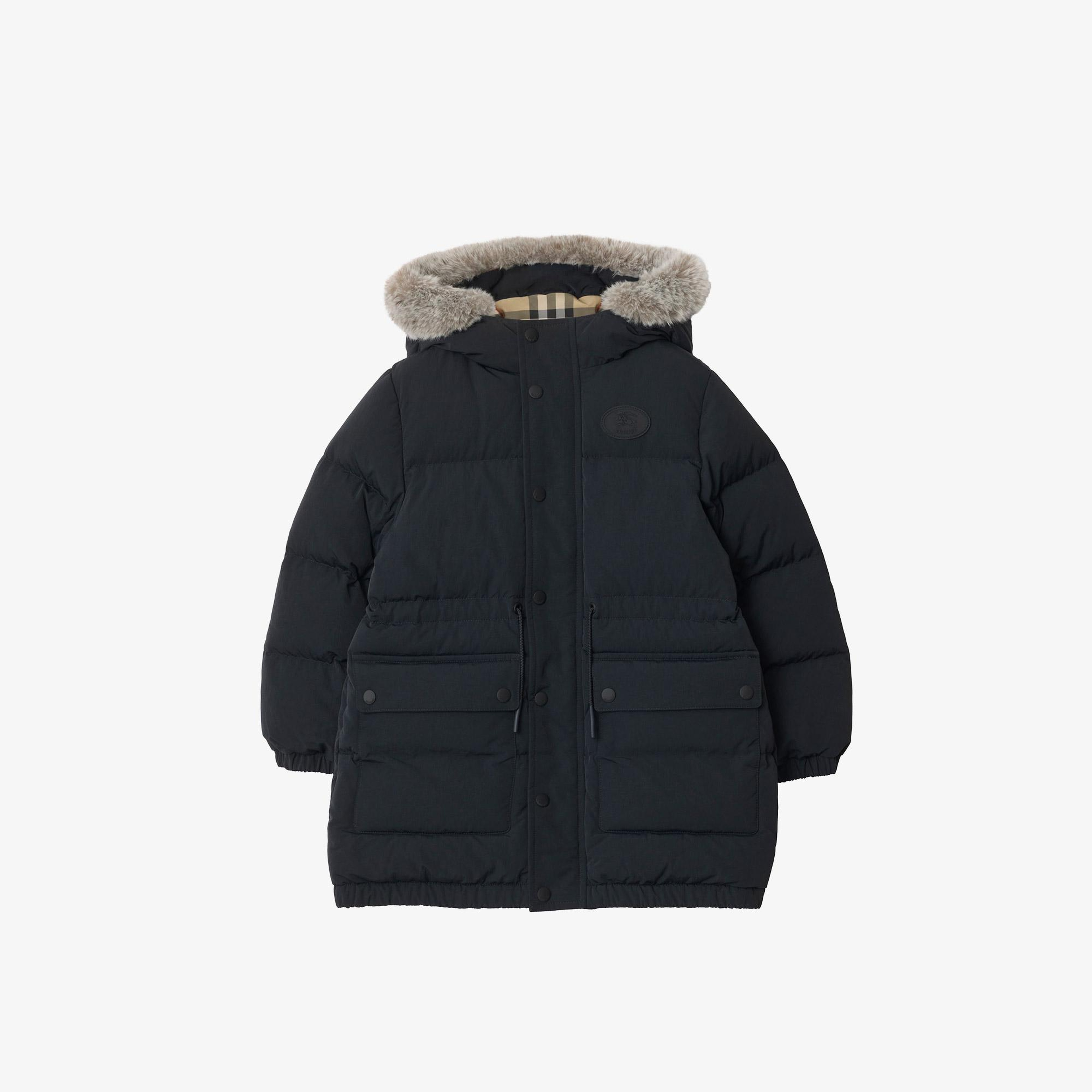 Burberry Franklın Çocuk Siyah Mont