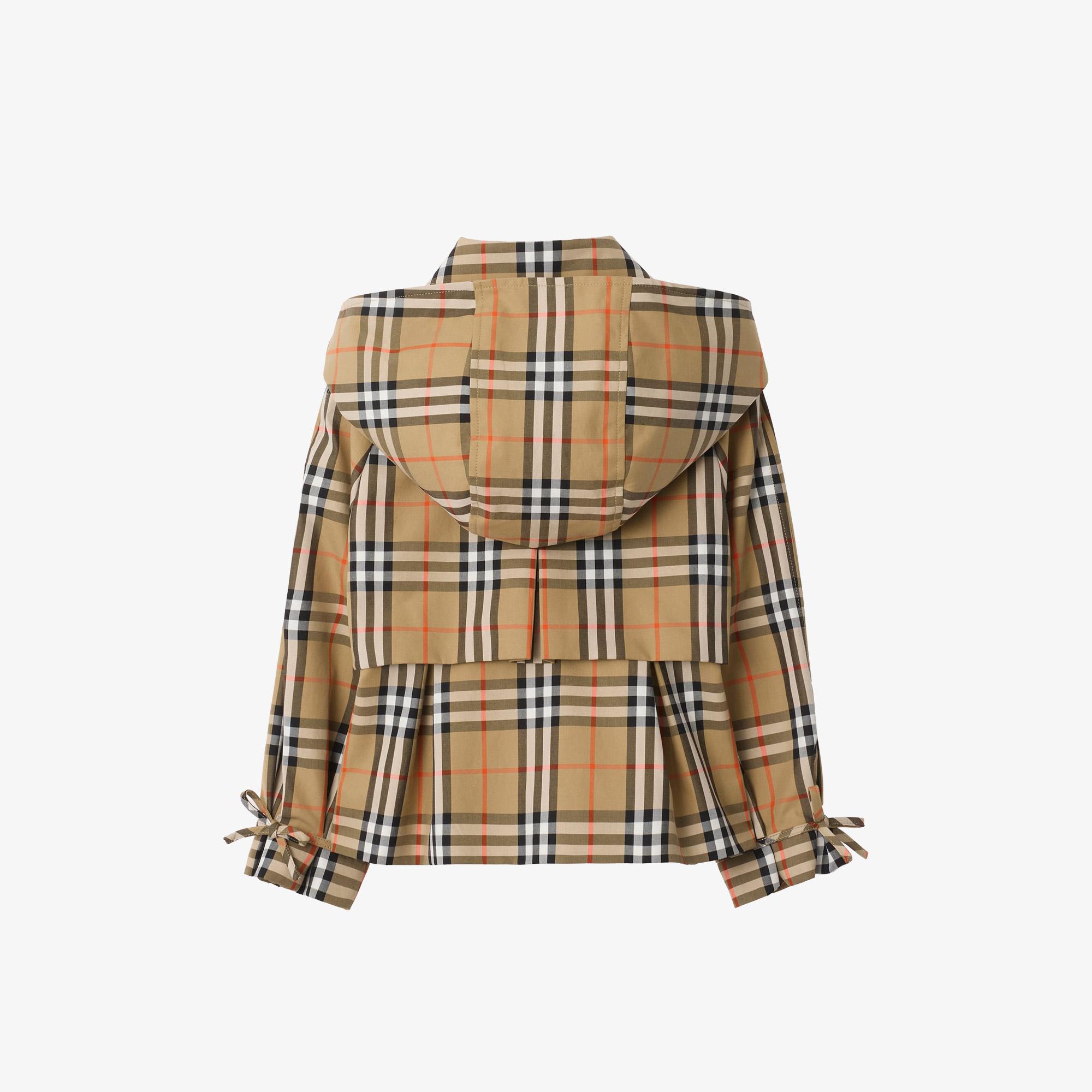 Burberry Kımberley Check Çocuk Bej Mont