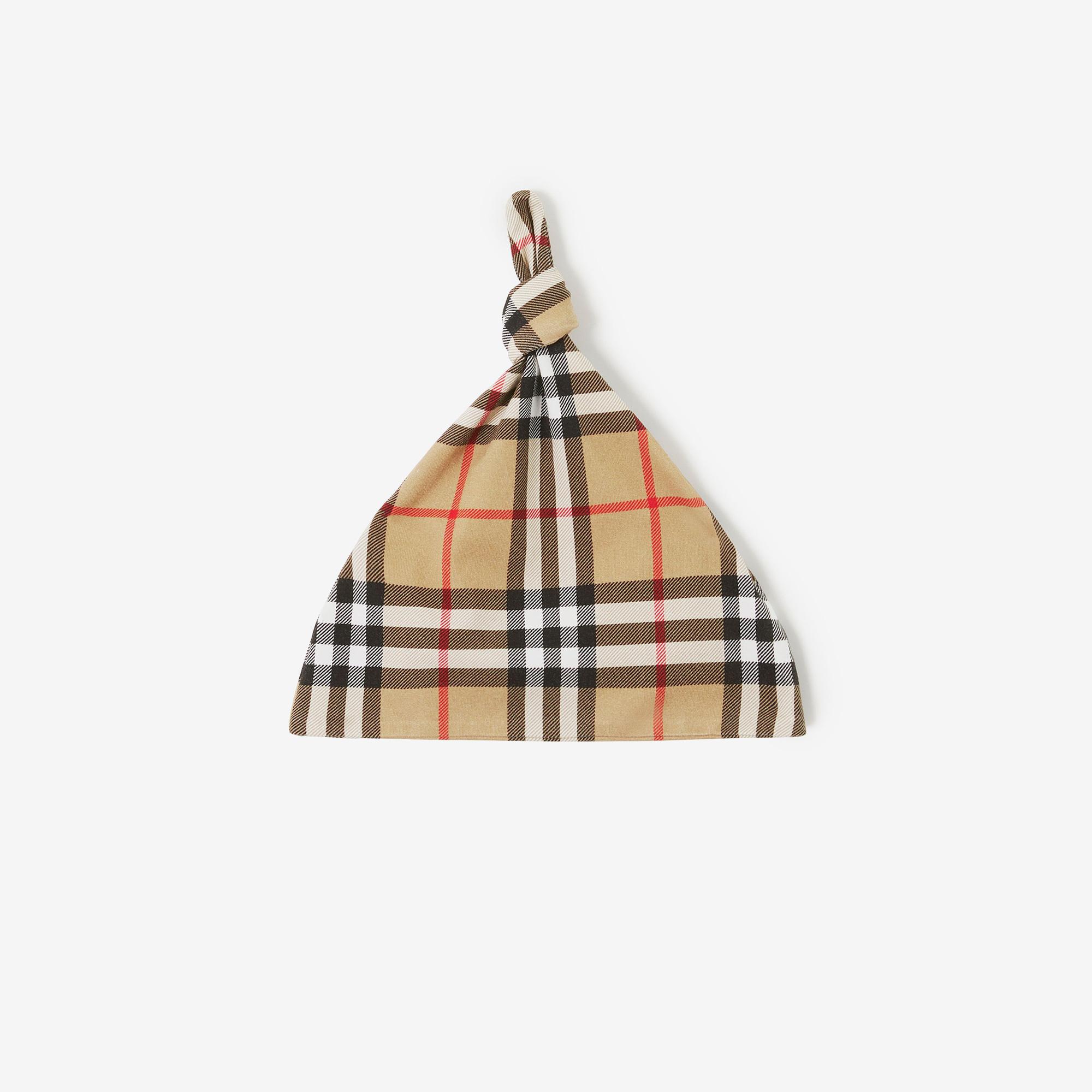 Burberry Claude Cotton Two-Piece Çocuk Bej Bebek Takımı