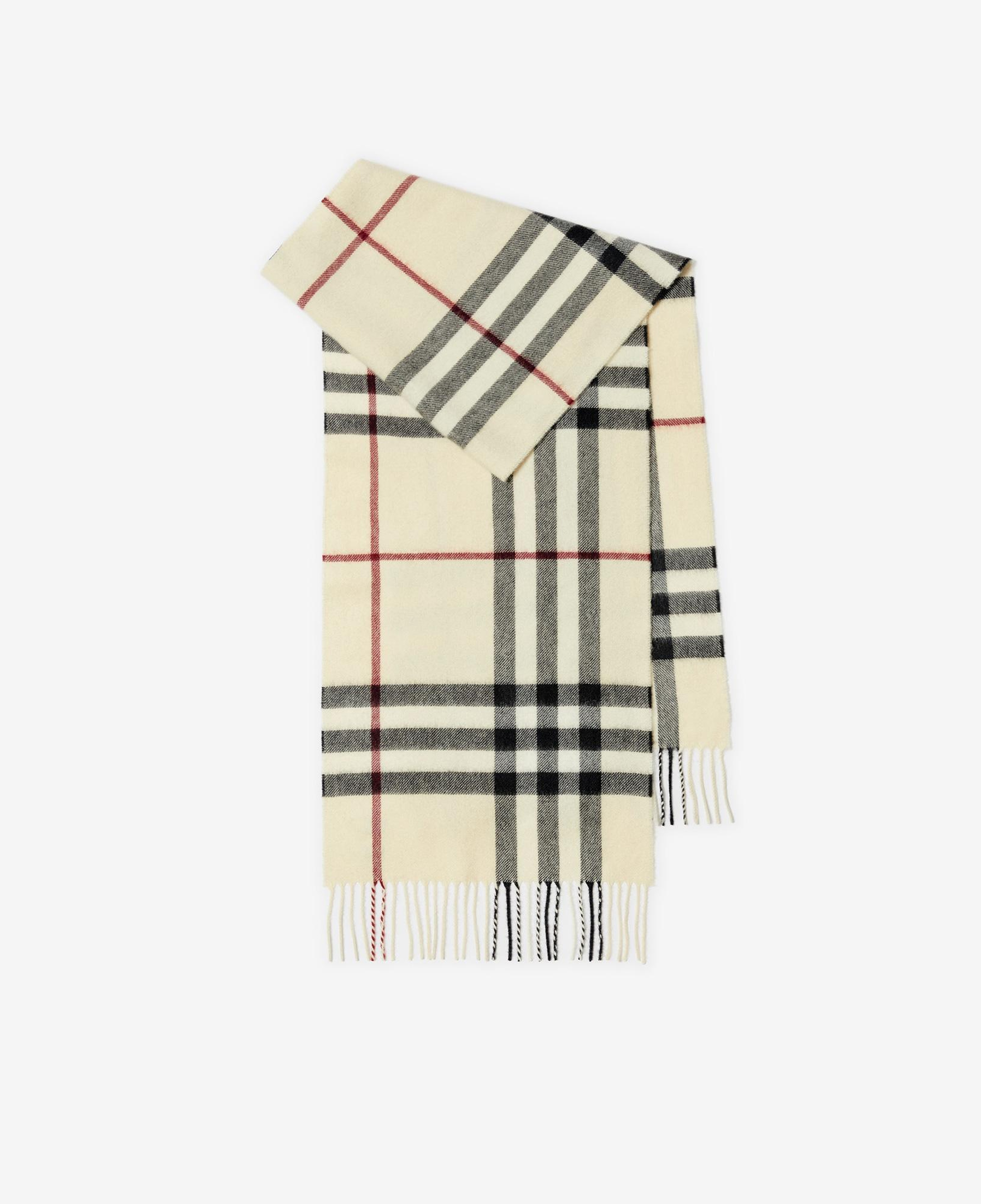 Burberry Giant Cashmere Kadın Krem Atkı
