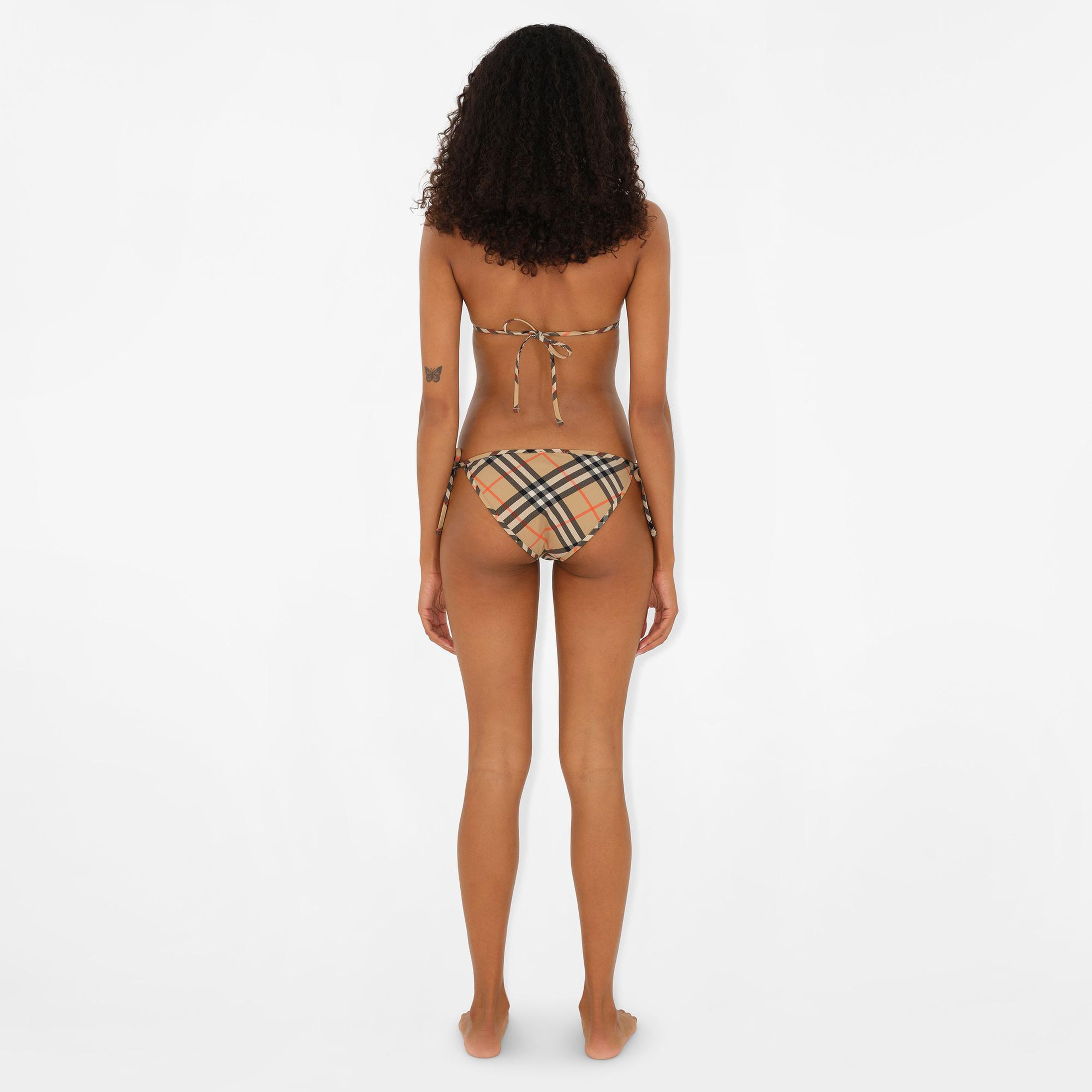 Burberry Kadın Bej Bikini Altı