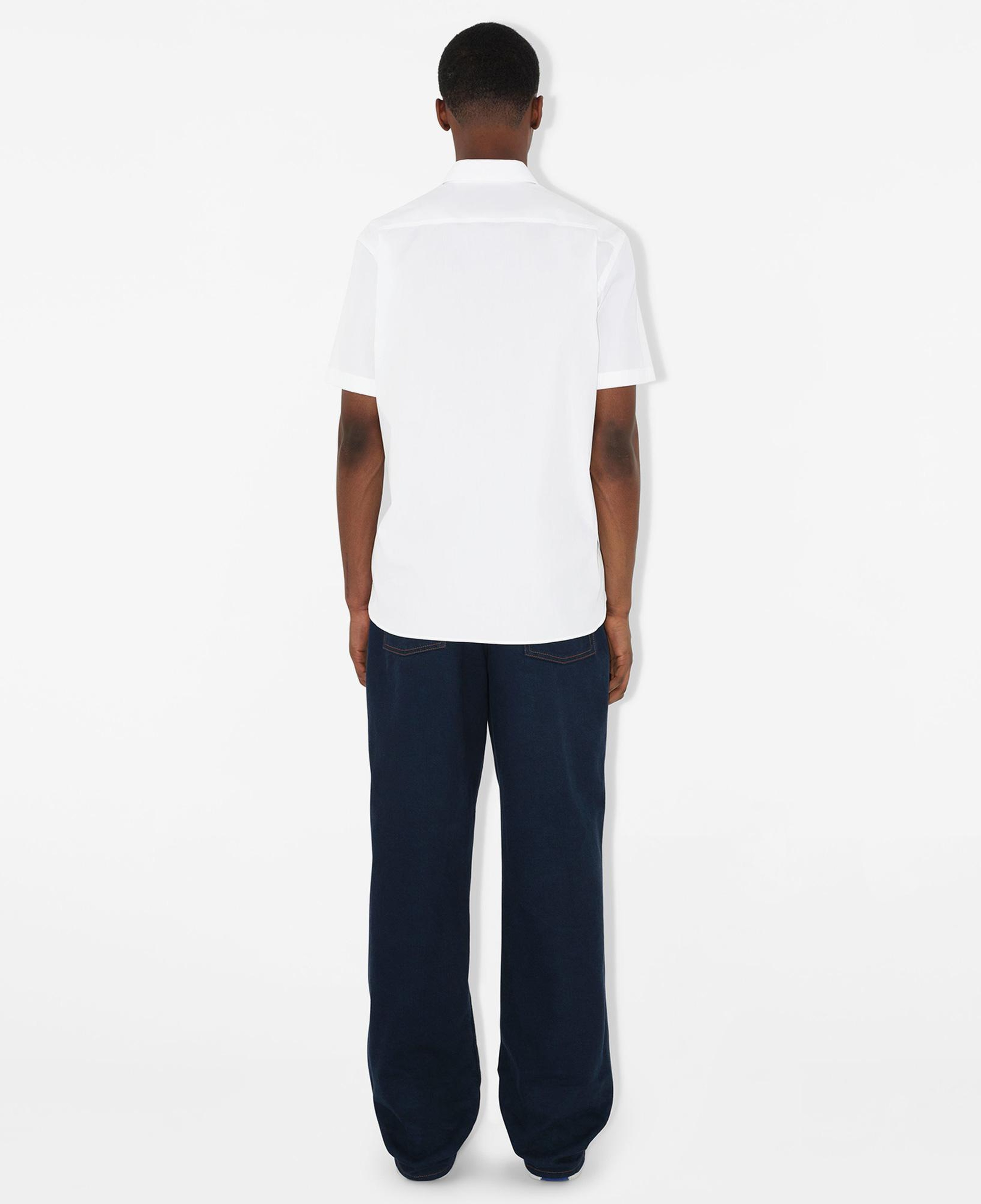 Burberry Stretch Pamuklu Erkek Beyaz Gömlek