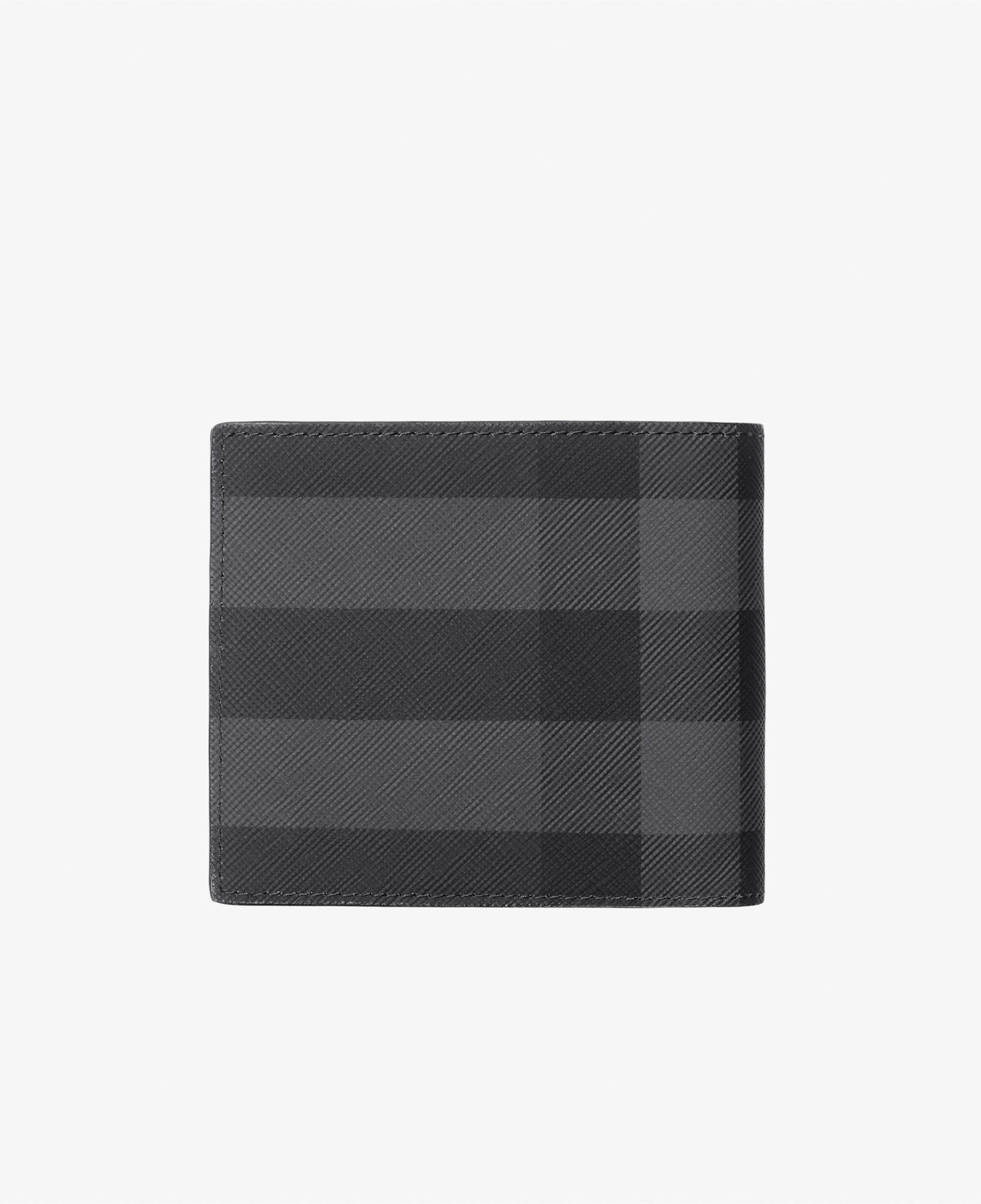 Burberry Check Bifold Erkek Gri Cüzdan
