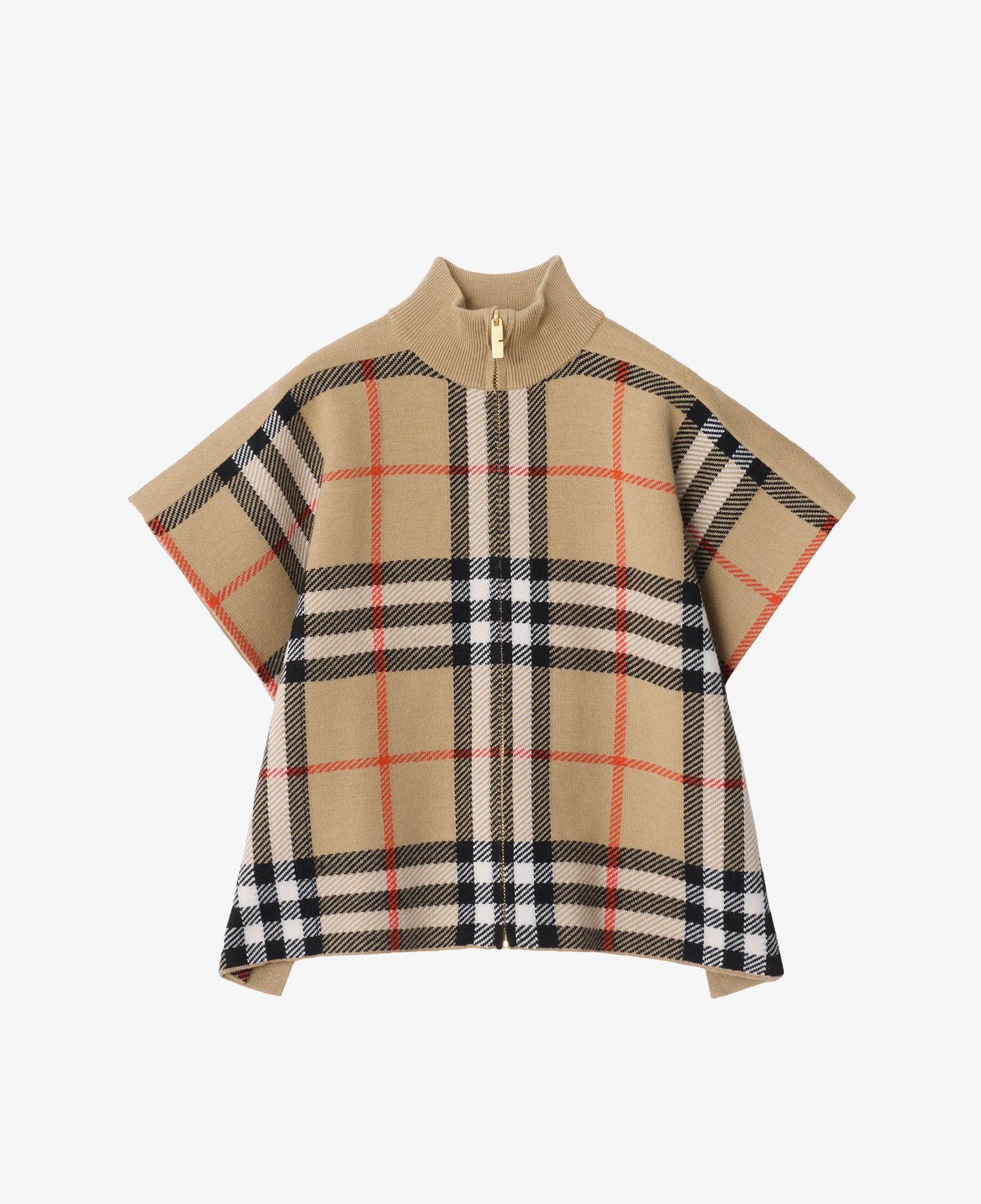 Burberry Isobel Check Çocuk Bej Ceket