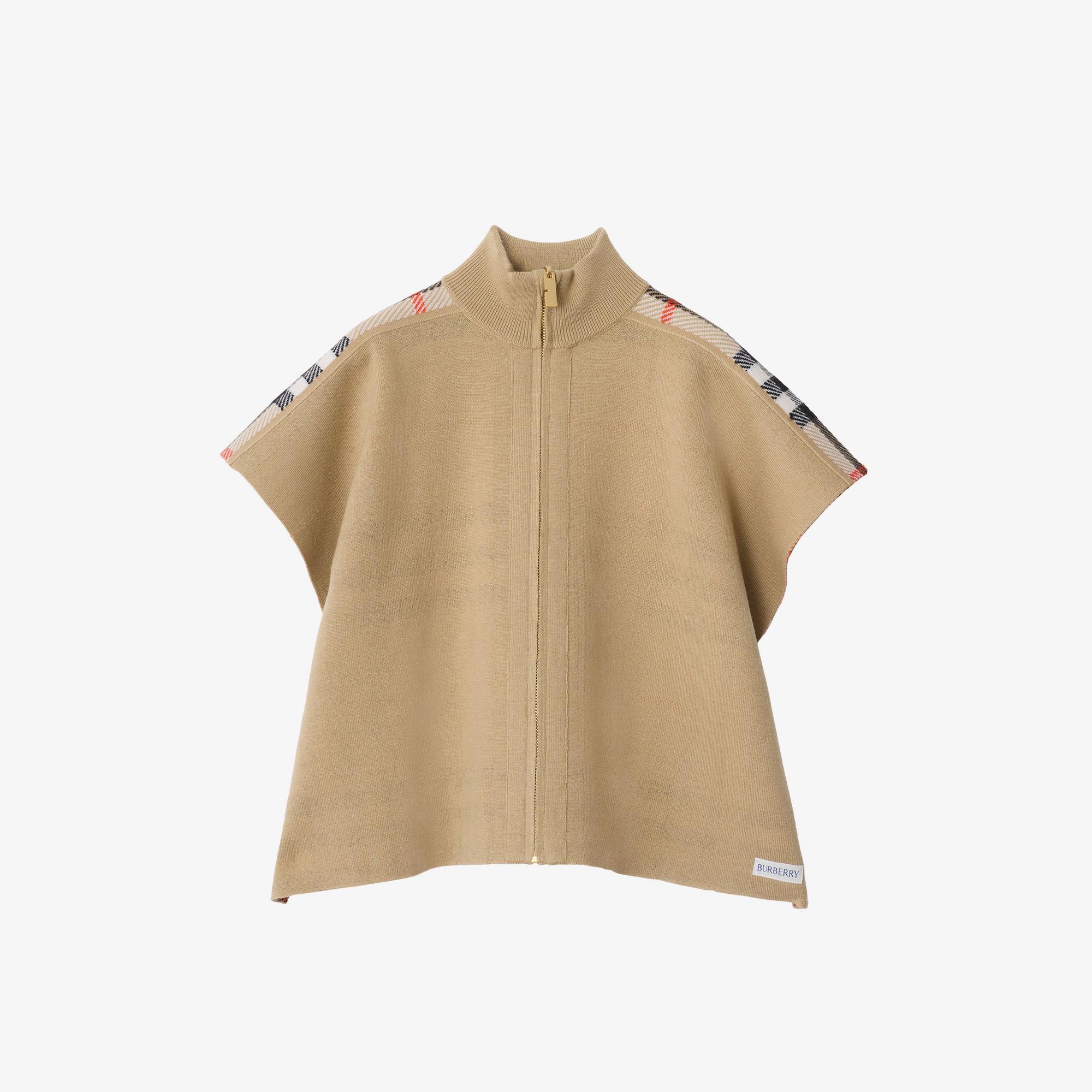 Burberry Isobel Check Çocuk Bej Ceket