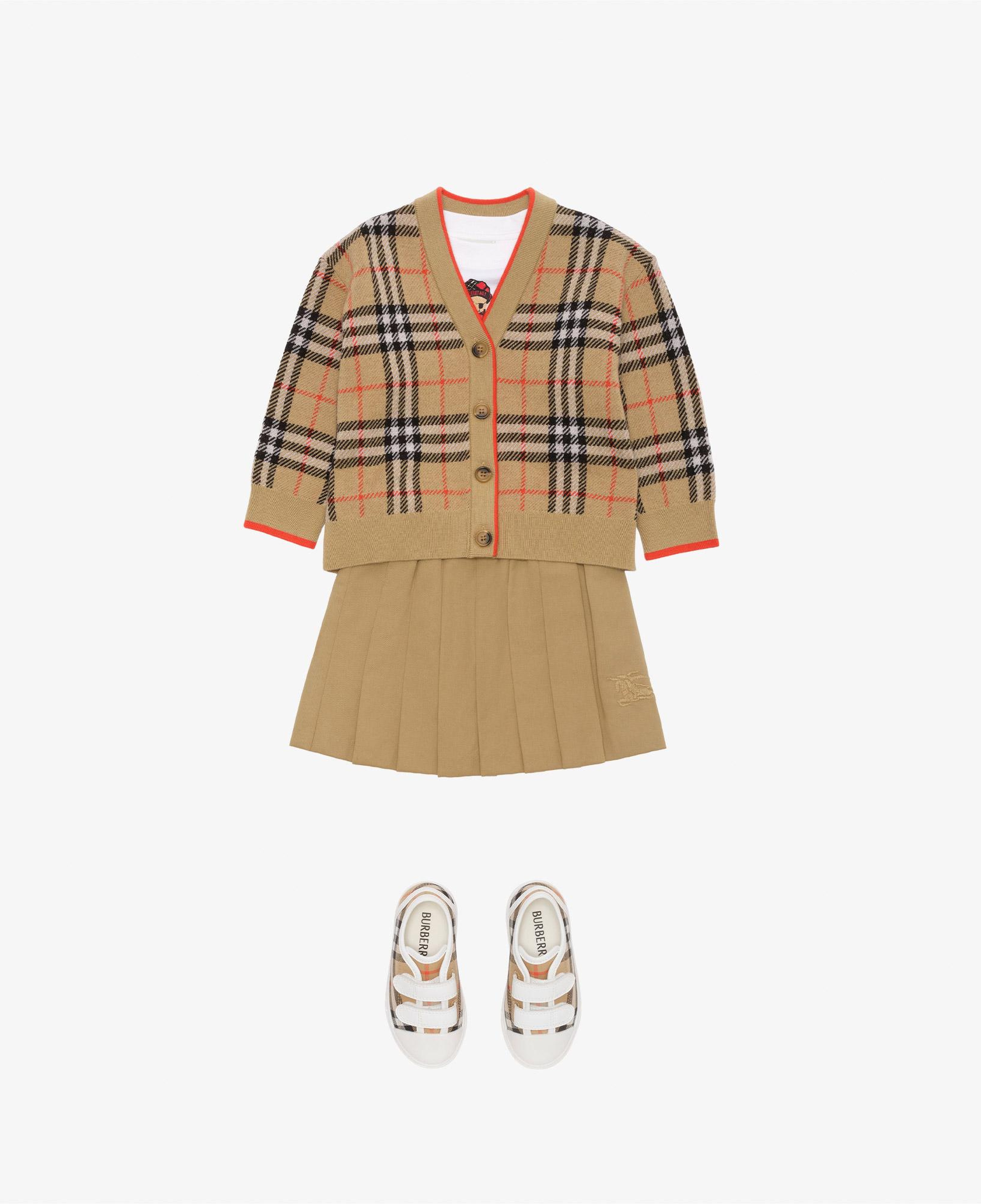 Burberry Graham Check Çocuk Bej Hırka