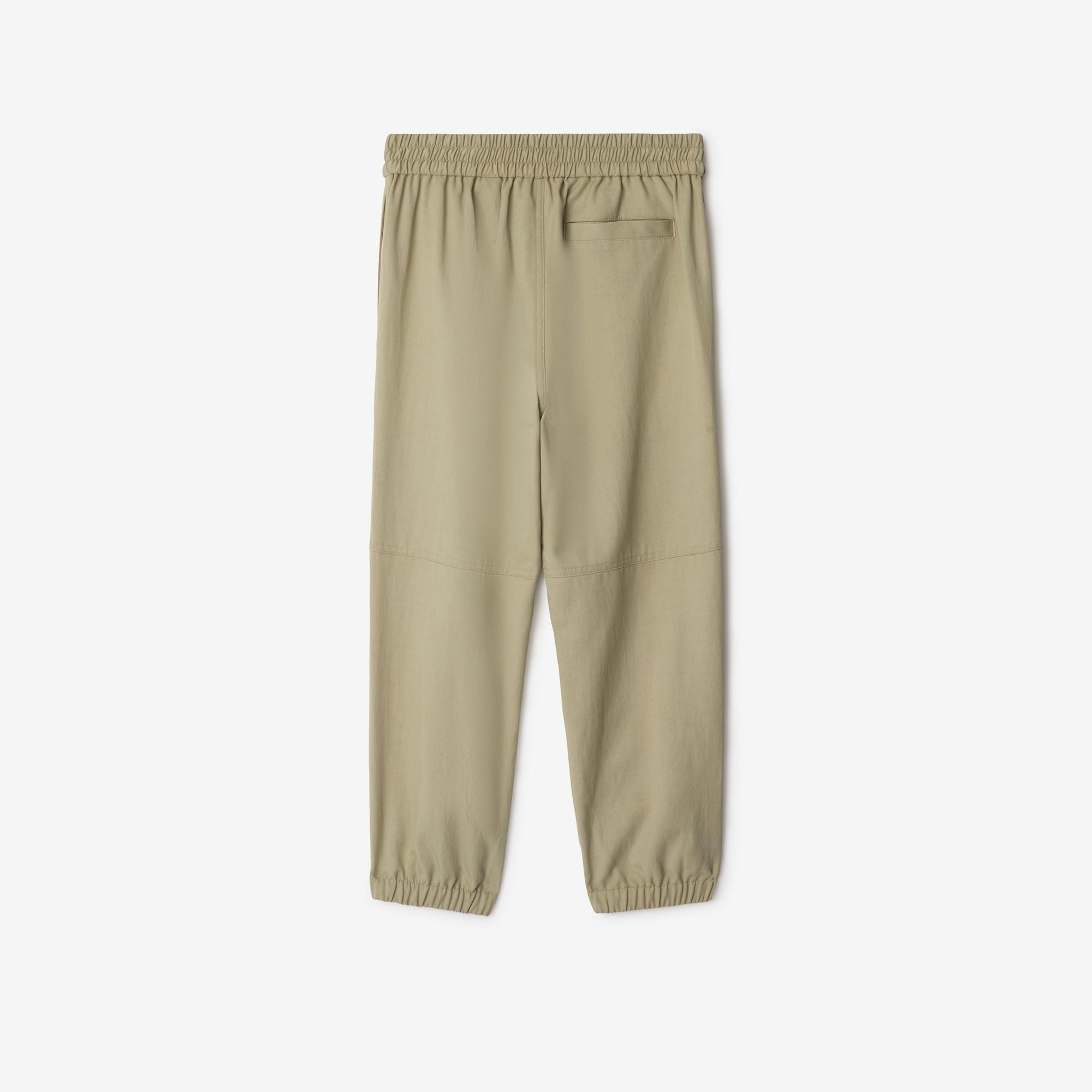 Burberry Travard Cotton Blend Çocuk Krem Pantolon