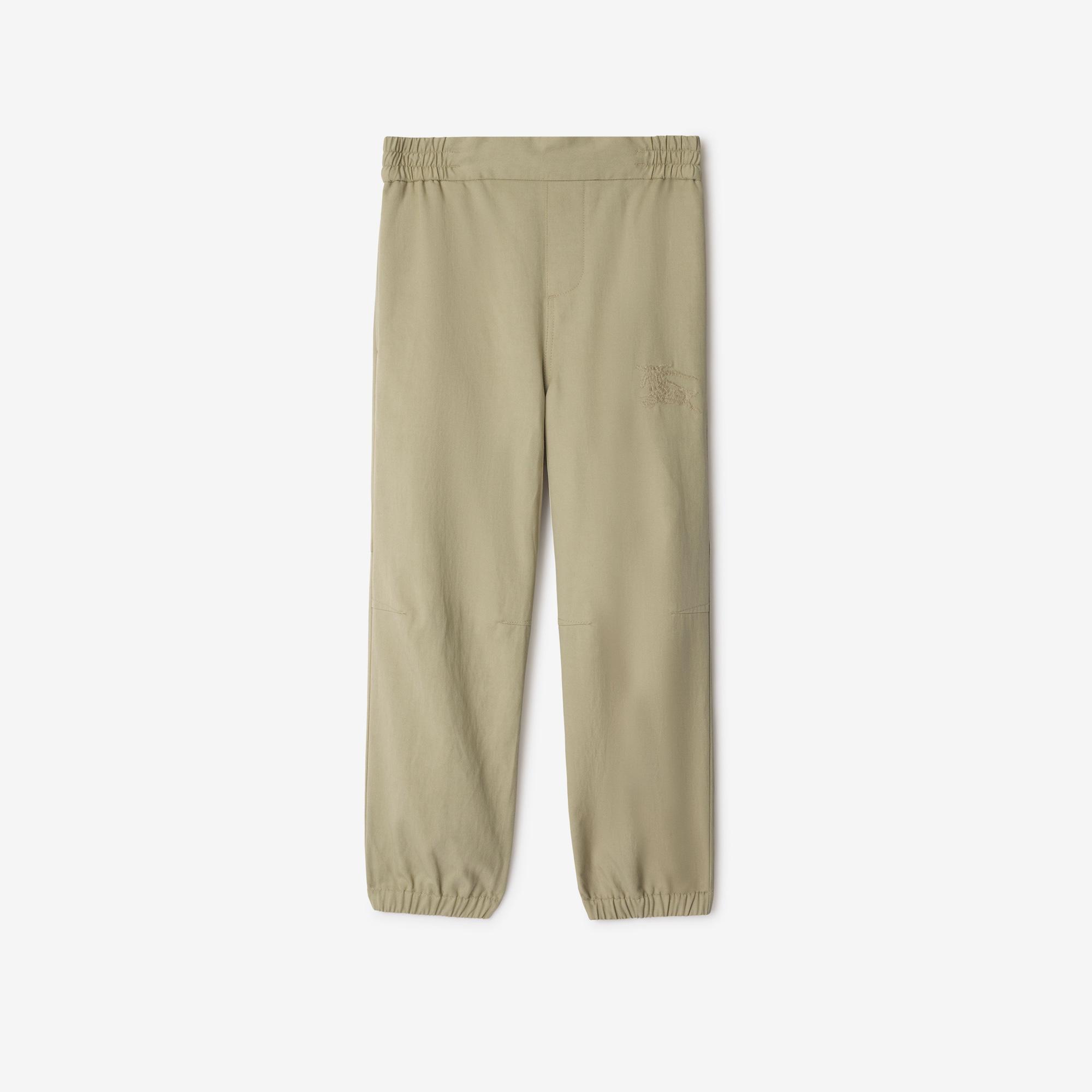 Burberry Travard Cotton Blend Çocuk Krem Pantolon