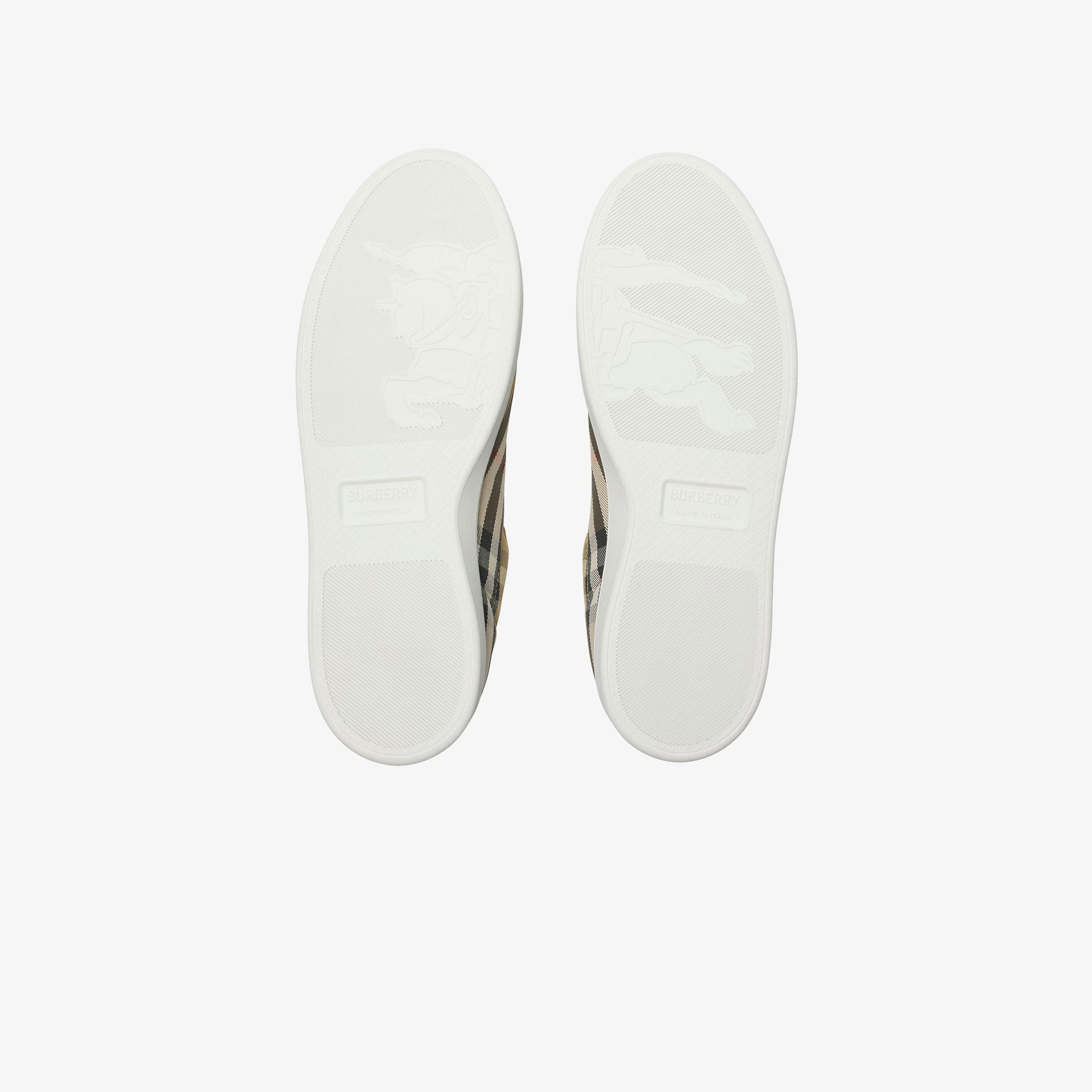 Burberry Set Check Kadın Bej Sneaker