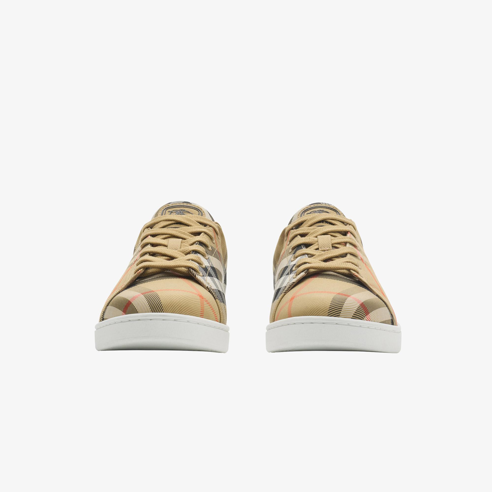 Burberry Set Check Kadın Bej Sneaker